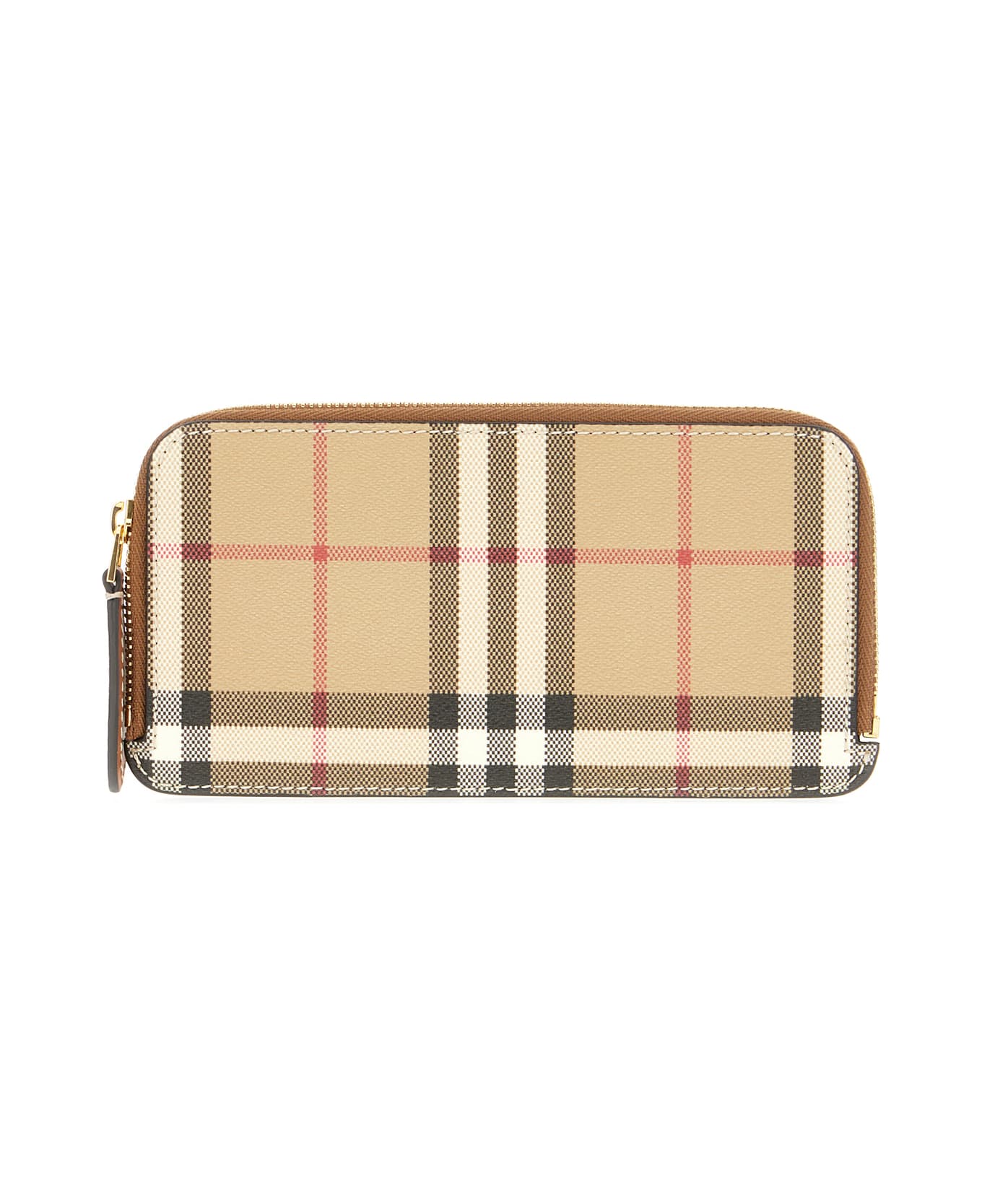 Burberry Printed Leather Wallet - ARCHIVE BEIGE