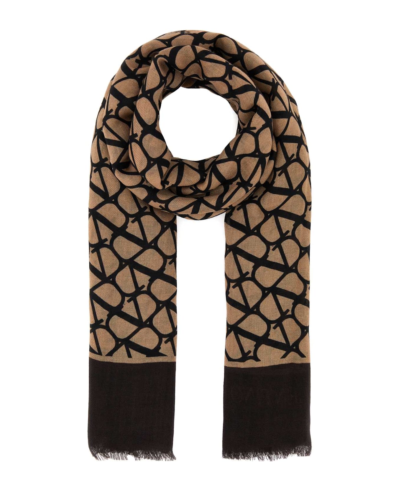 Valentino Garavani Printed Cashmere Foulard - BEINERTAB