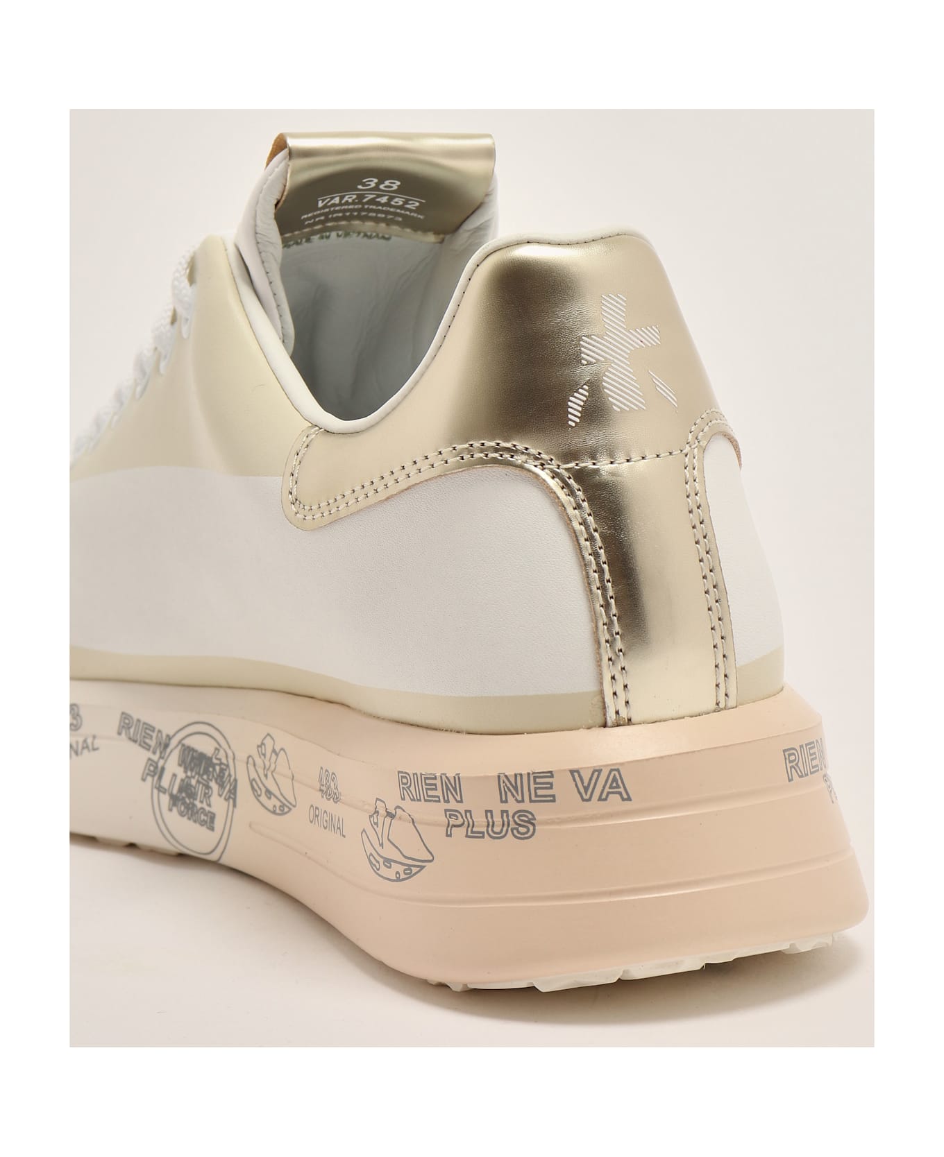 Premiata Belle Sneaker - BIANCO-SABBIA