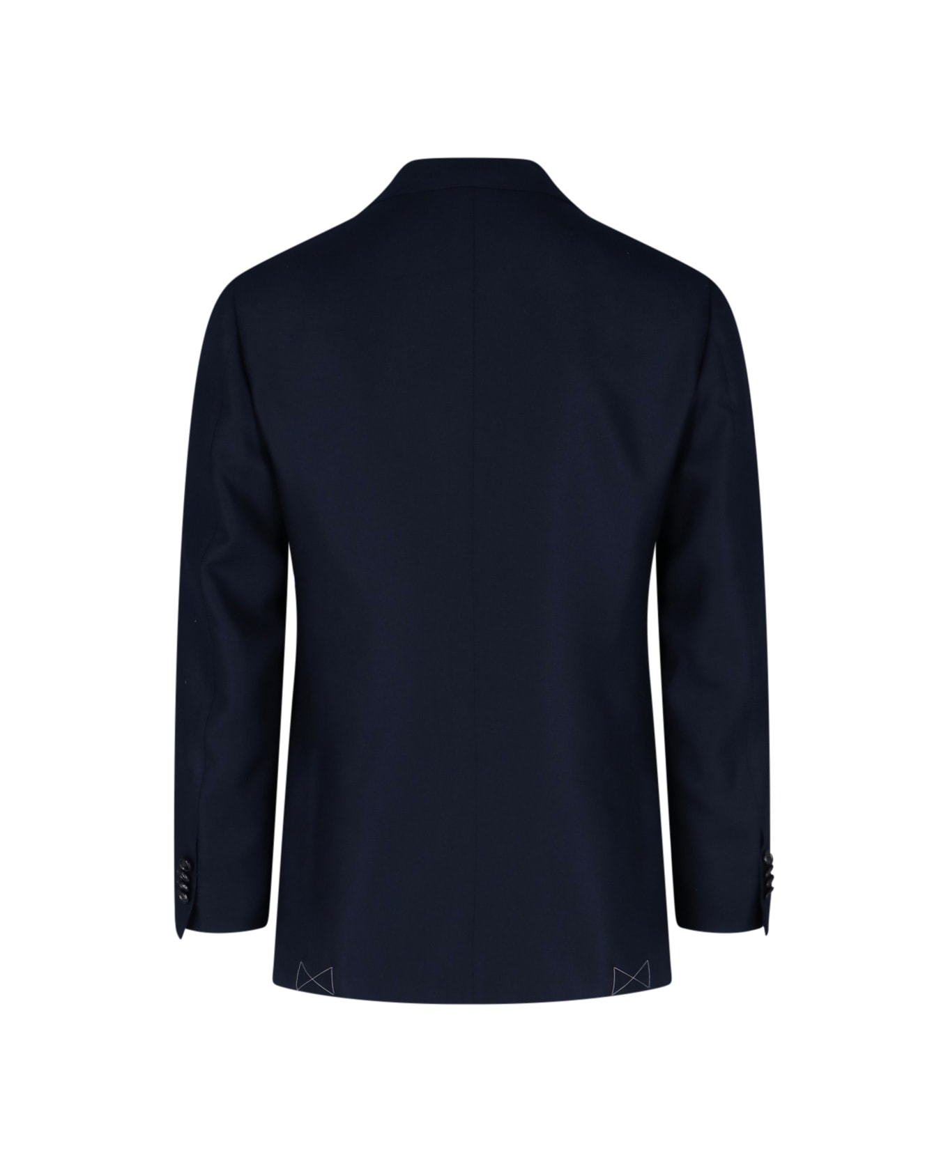 Cesare Attolini Single-breasted Cashmere Blazer - Blue ブレザー
