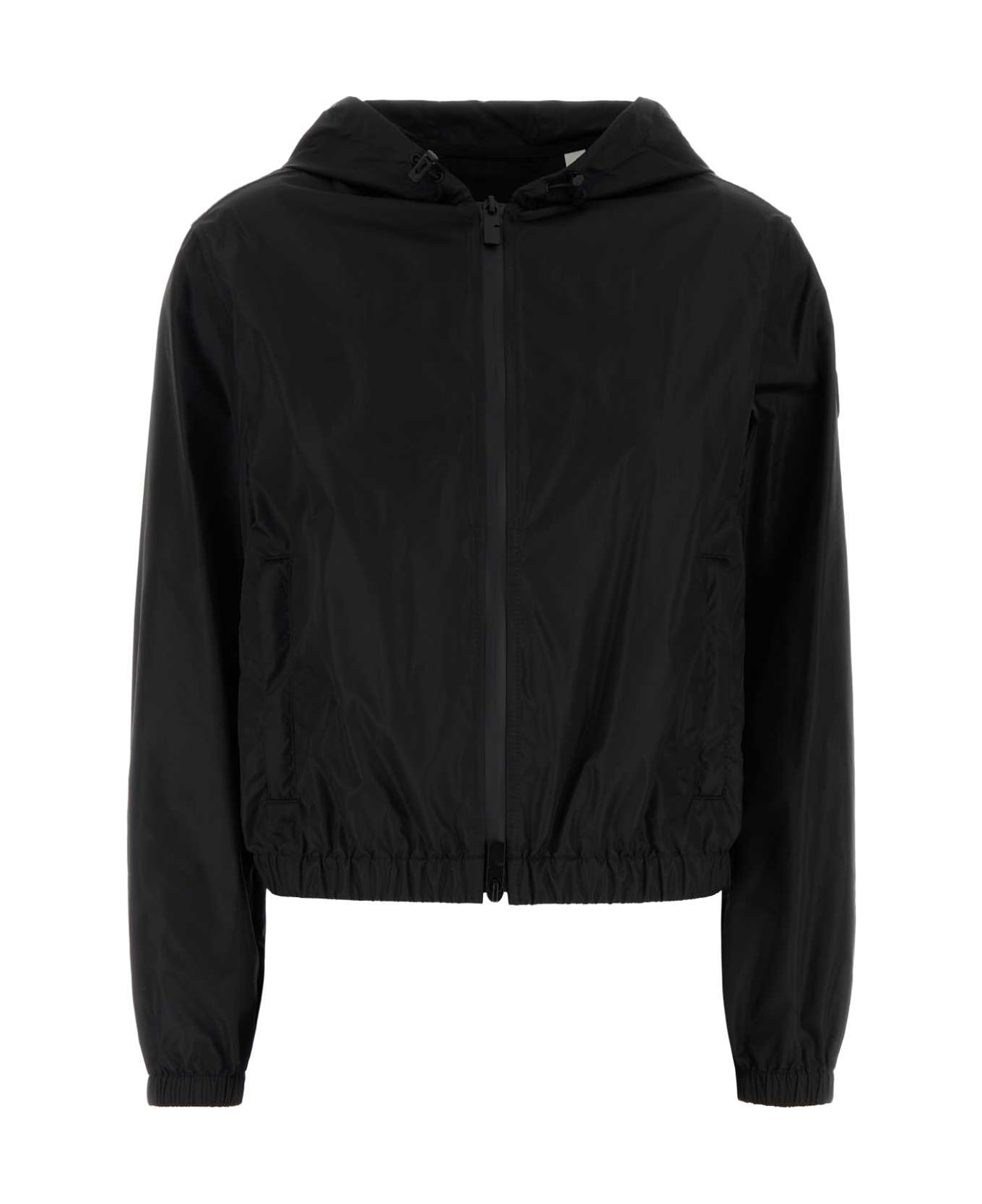 Burberry Black Nylon Jacket - BLACK