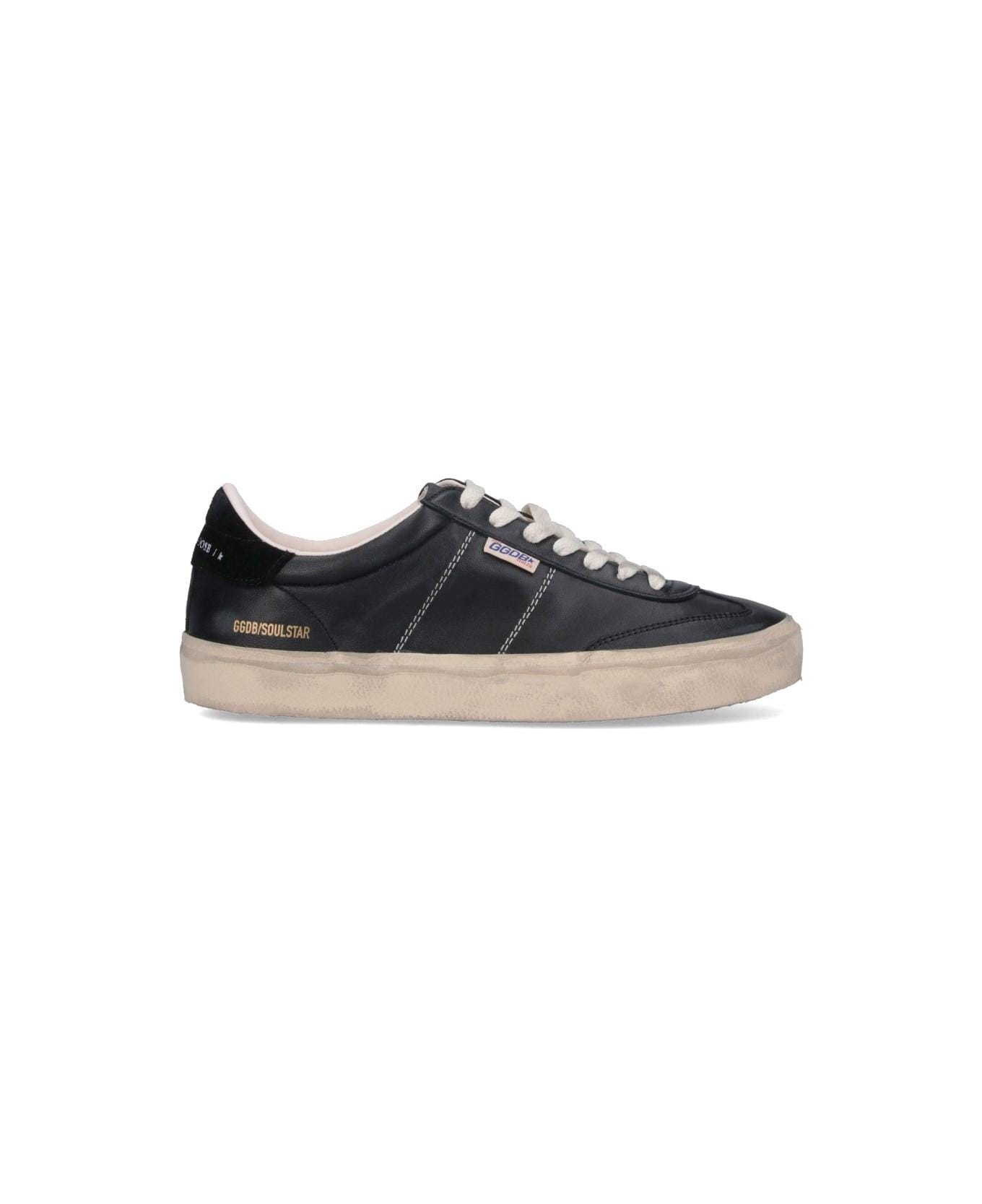 Golden Goose 'soul Star' Sneakers - Black