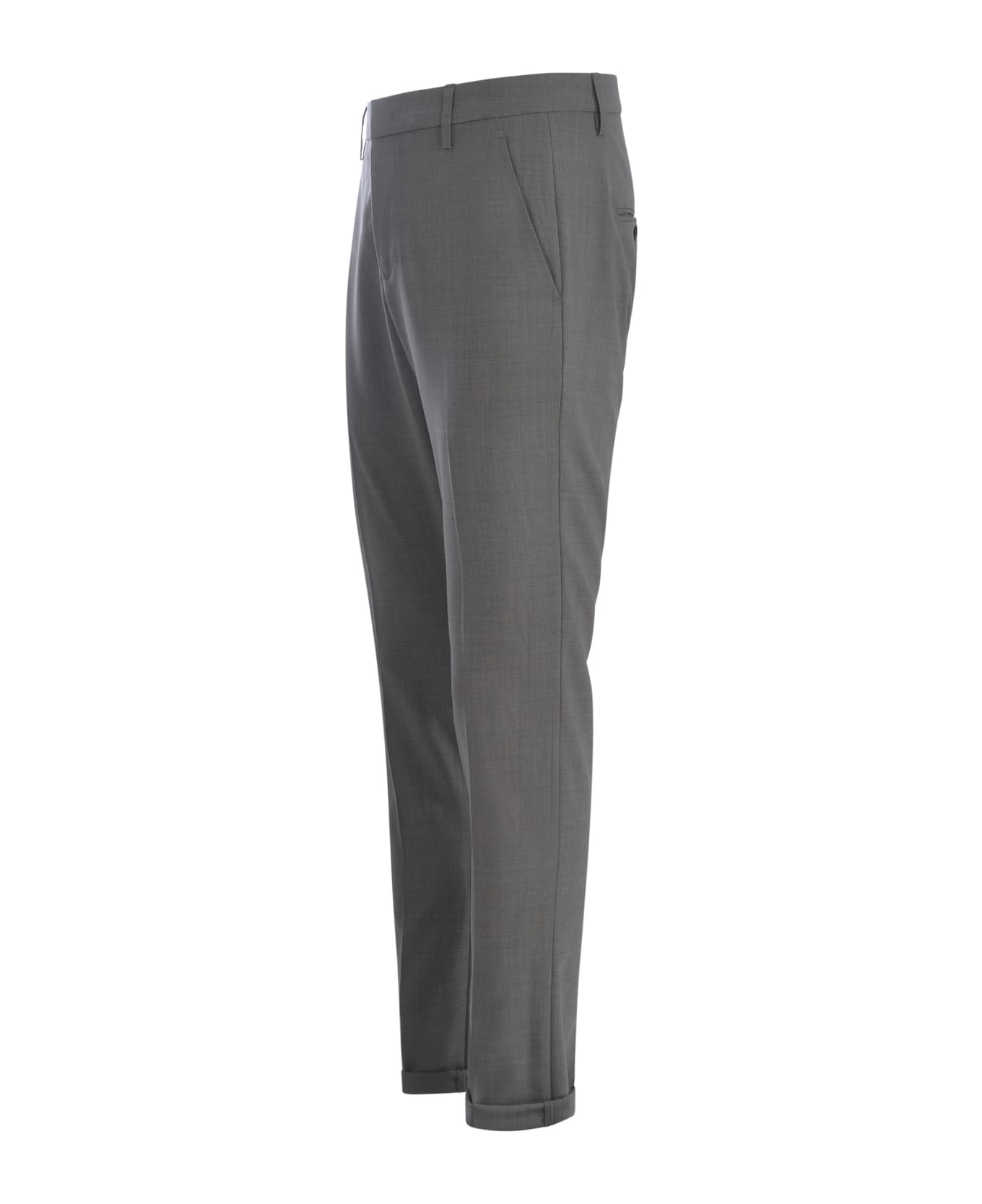 Dondup Trousers Dondup 'gaubert' In Stretch Wool Availability Shop Pompeii - Grgio