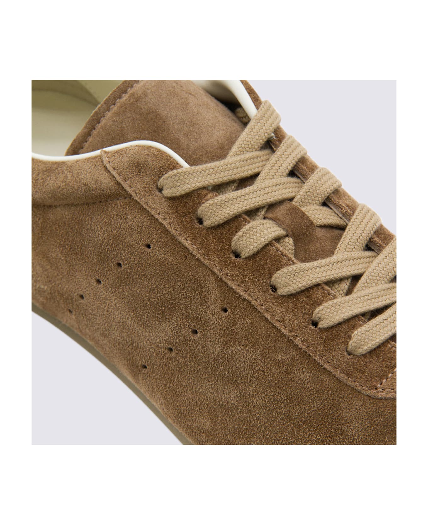 Common Projects Taupe Leather Sneakers - NEUTRALS