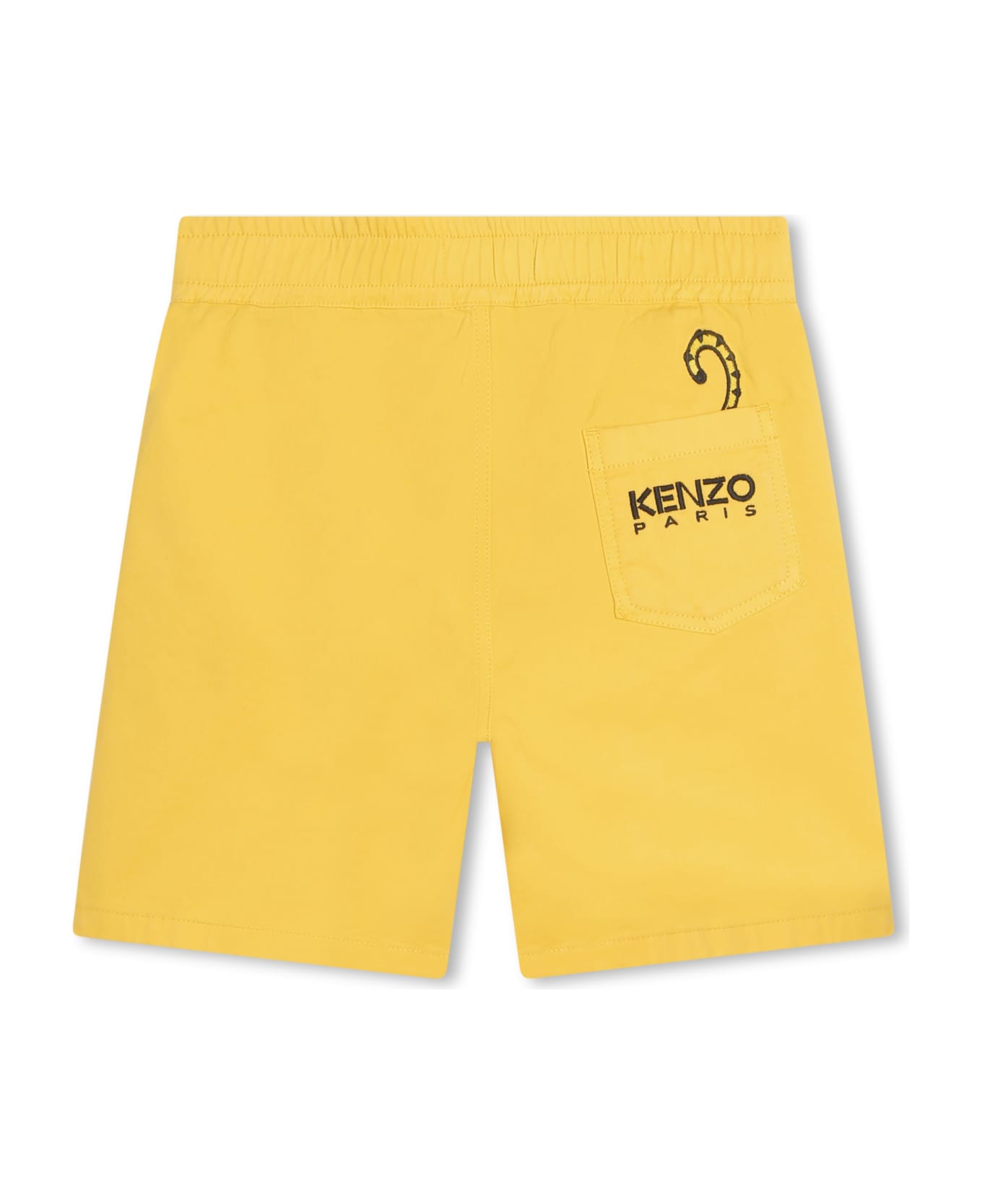 Kenzo Kids Bermuda Con Logo - Yellow