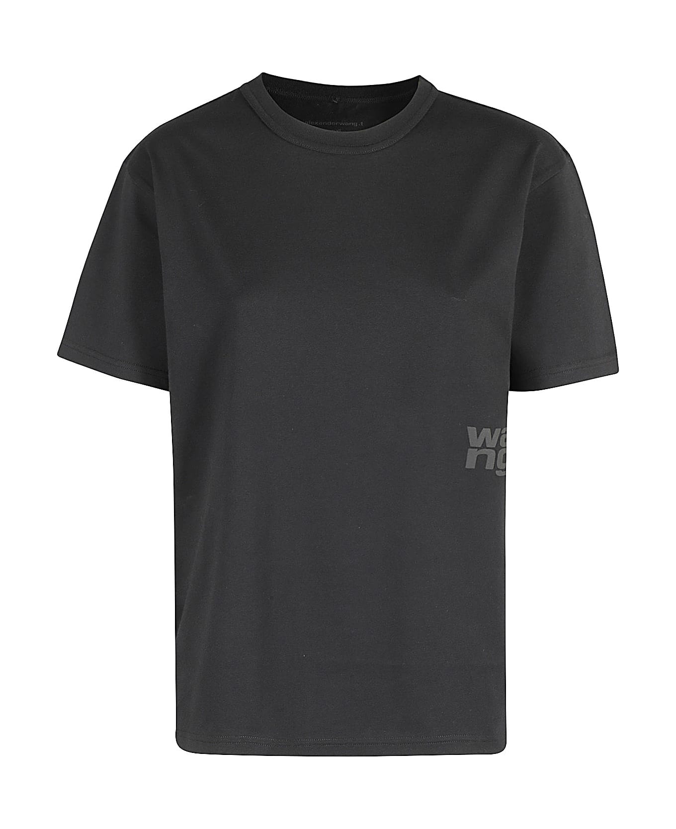 T by Alexander Wang Black Cotton Oversize T-shirt - 1