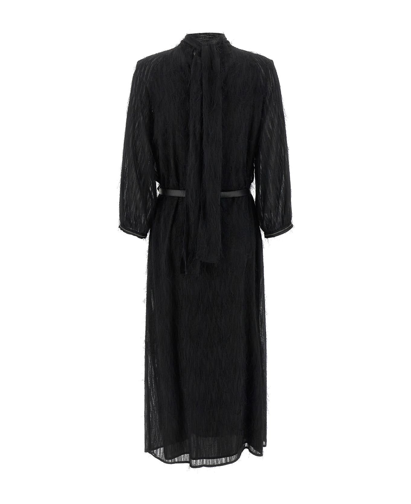Peserico Fil Coupé Dress - Black  