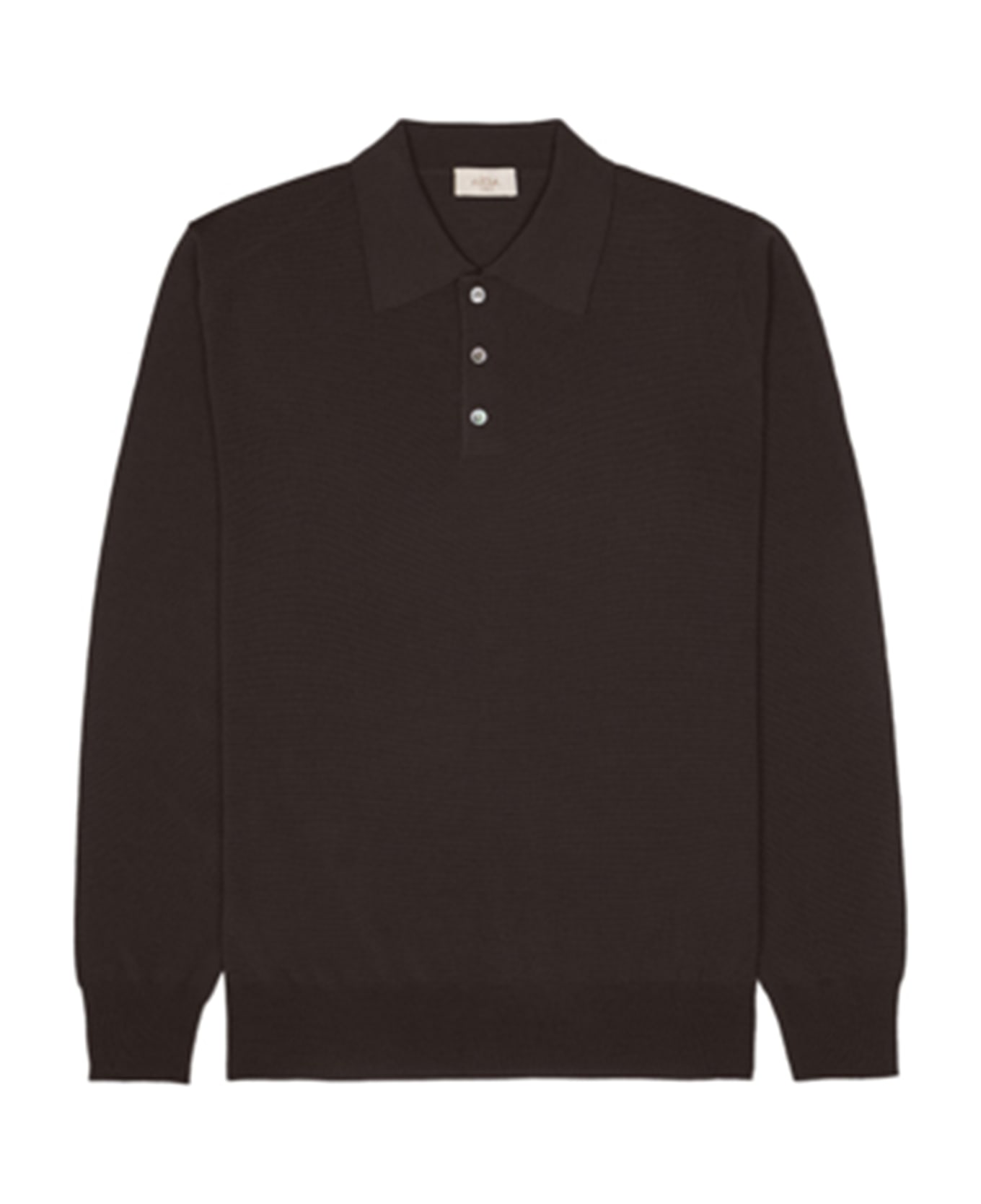 Altea Men's Polo Dark Brown - TESTA DI MORO