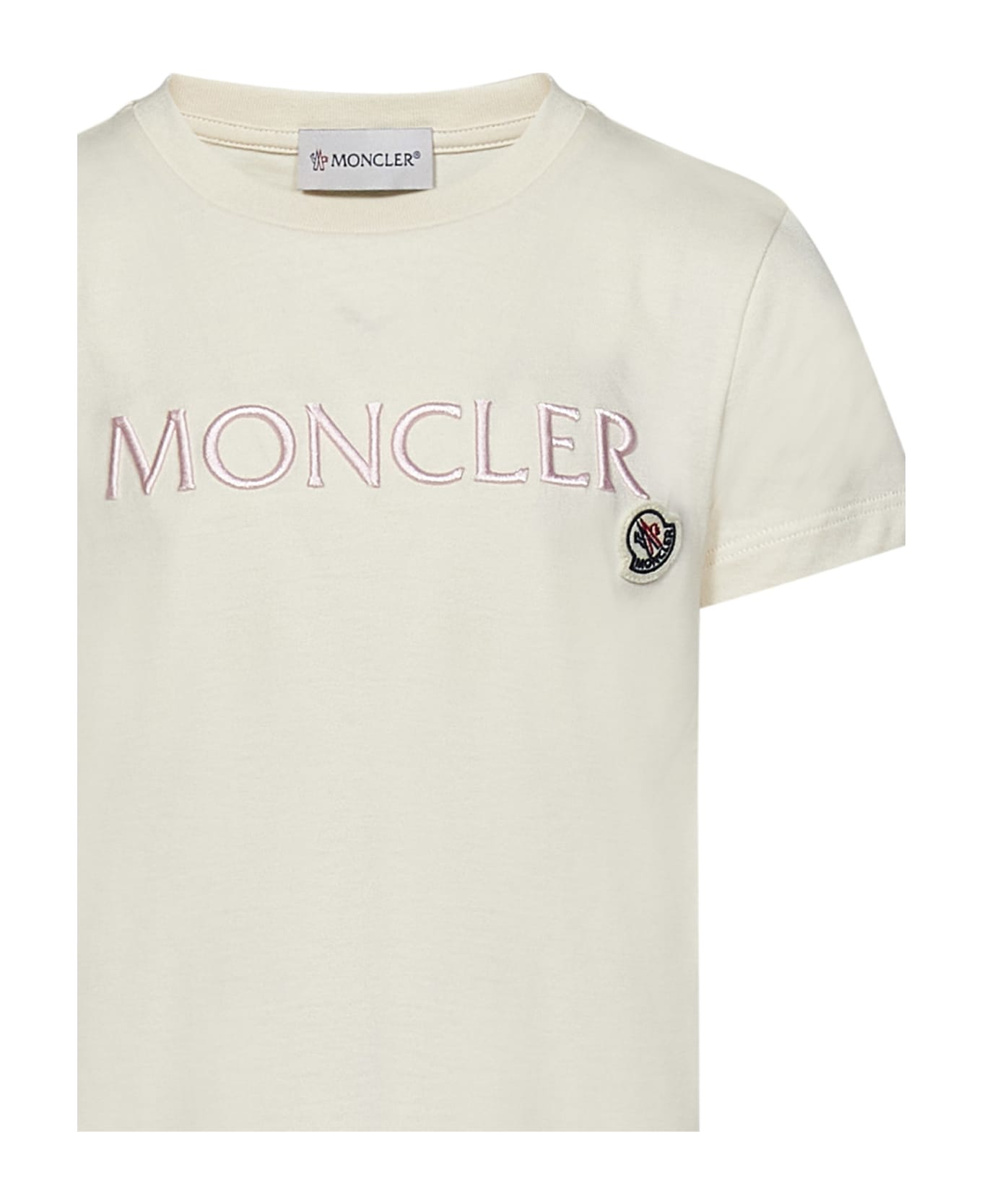 Moncler T-shirt - Cream
