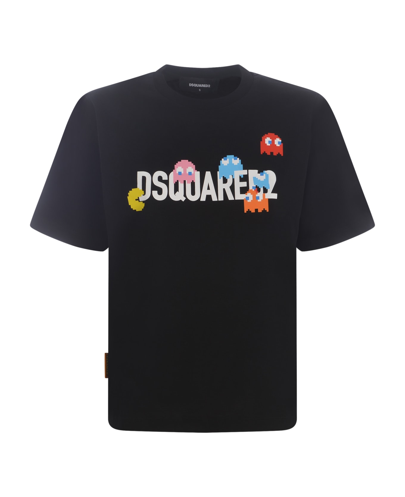 Dsquared2 T-shirt Dsquared2 "pac Man" In Cotton - Nero