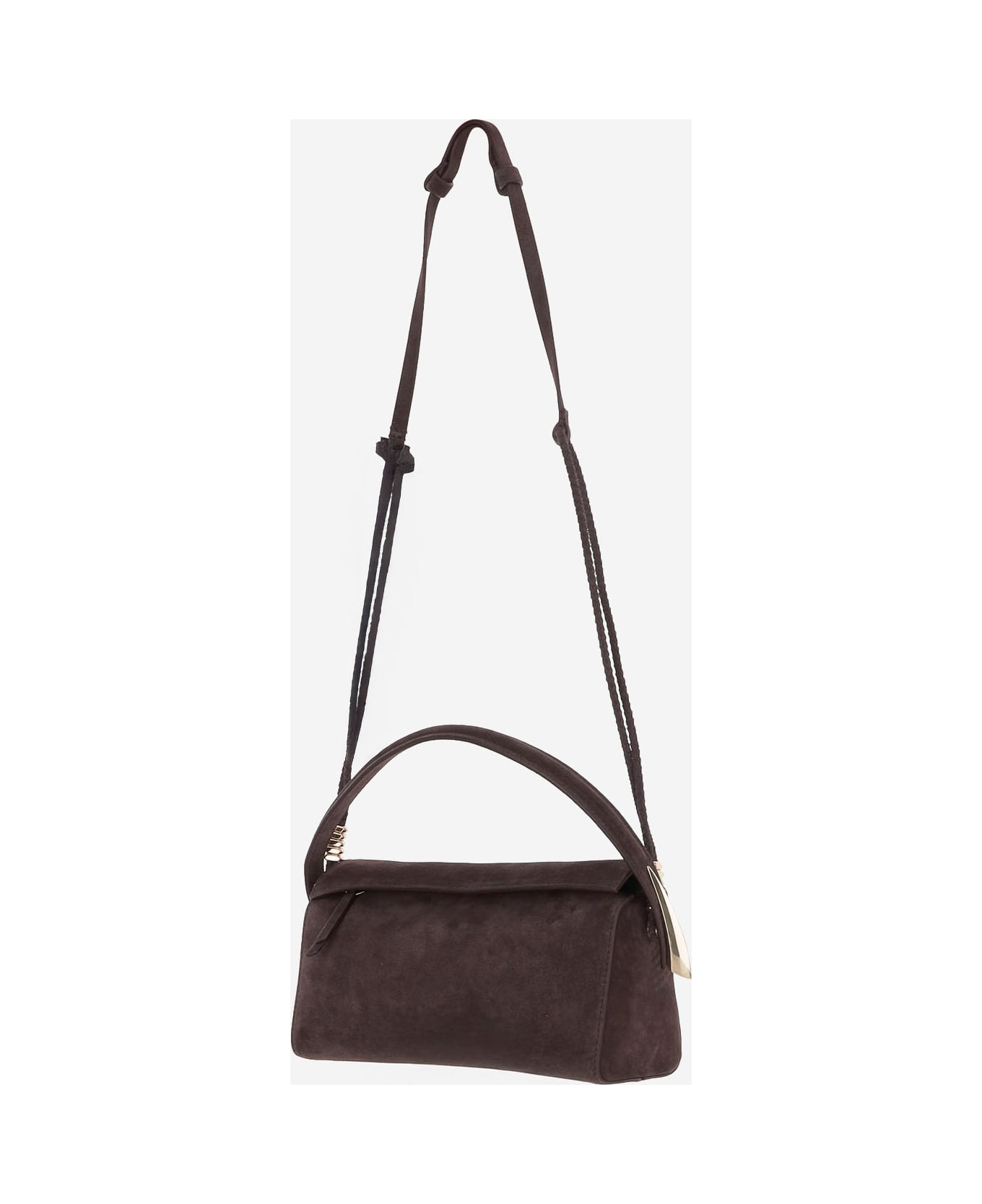 Benedetta Bruzziches Elif Suede Bag - Brown