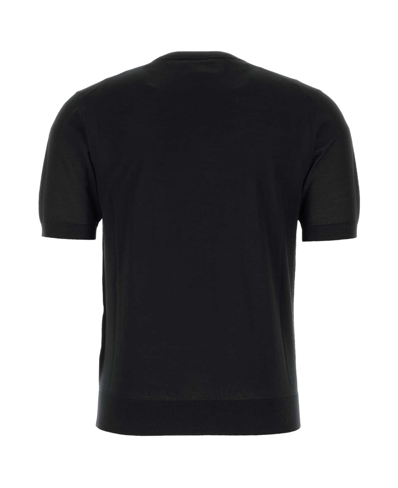 Prada Black Wool T-shirt - F0002