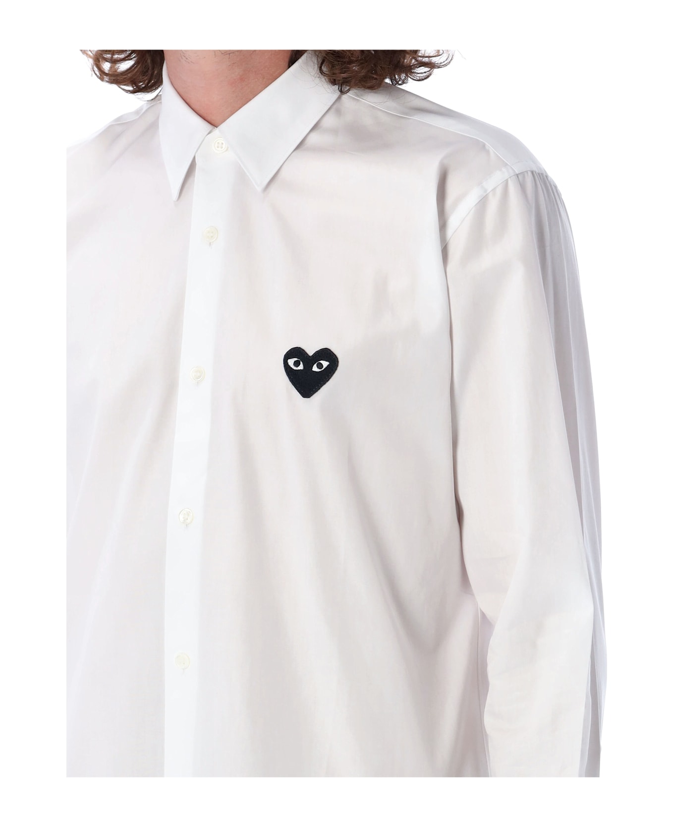Comme des Garçons Play Black Heart Shirt - WHITE