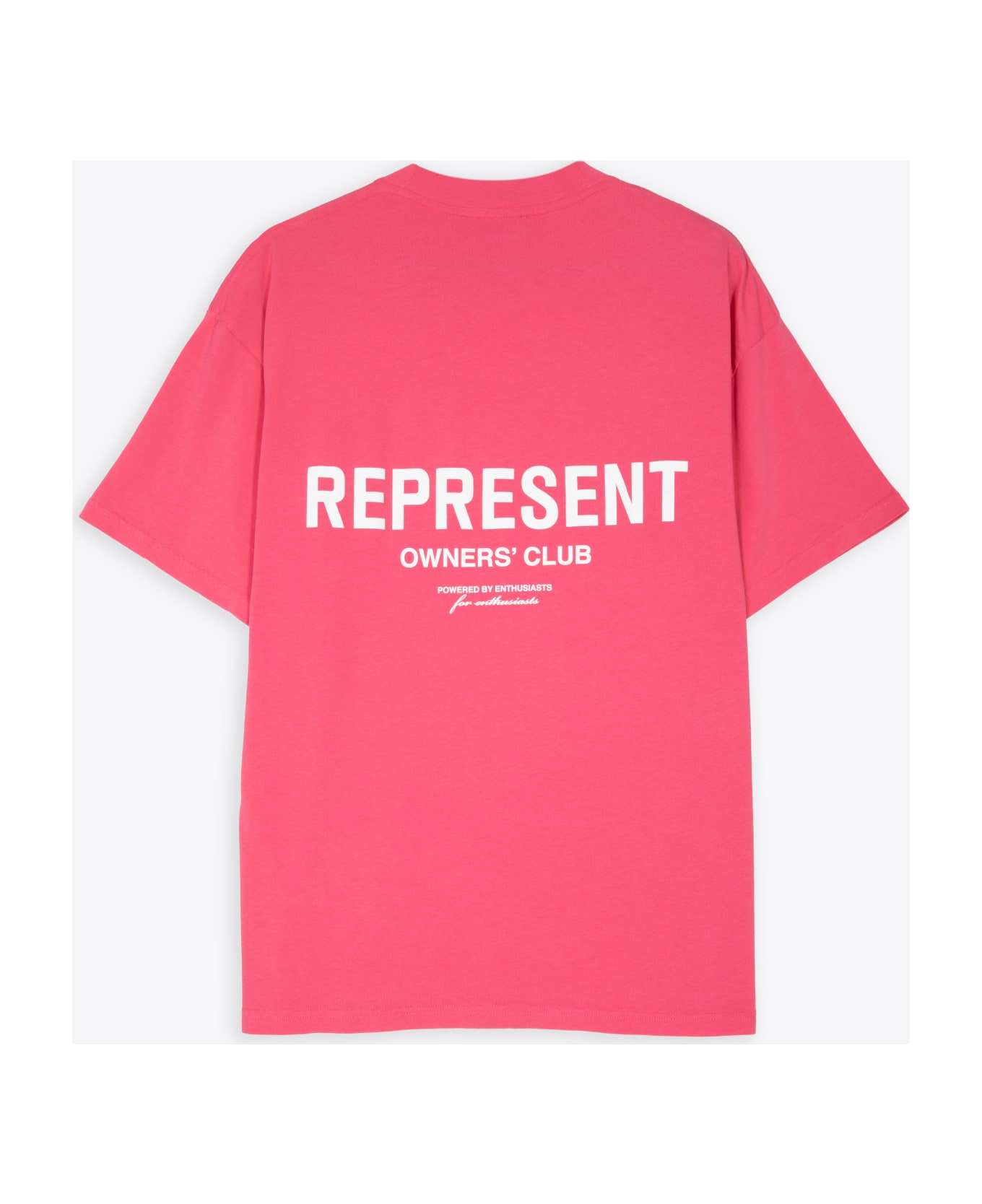 REPRESENT Owners Club T-shirt Bubblegum pink t-shirt with logo - Owners Club T-shirt - Rosa