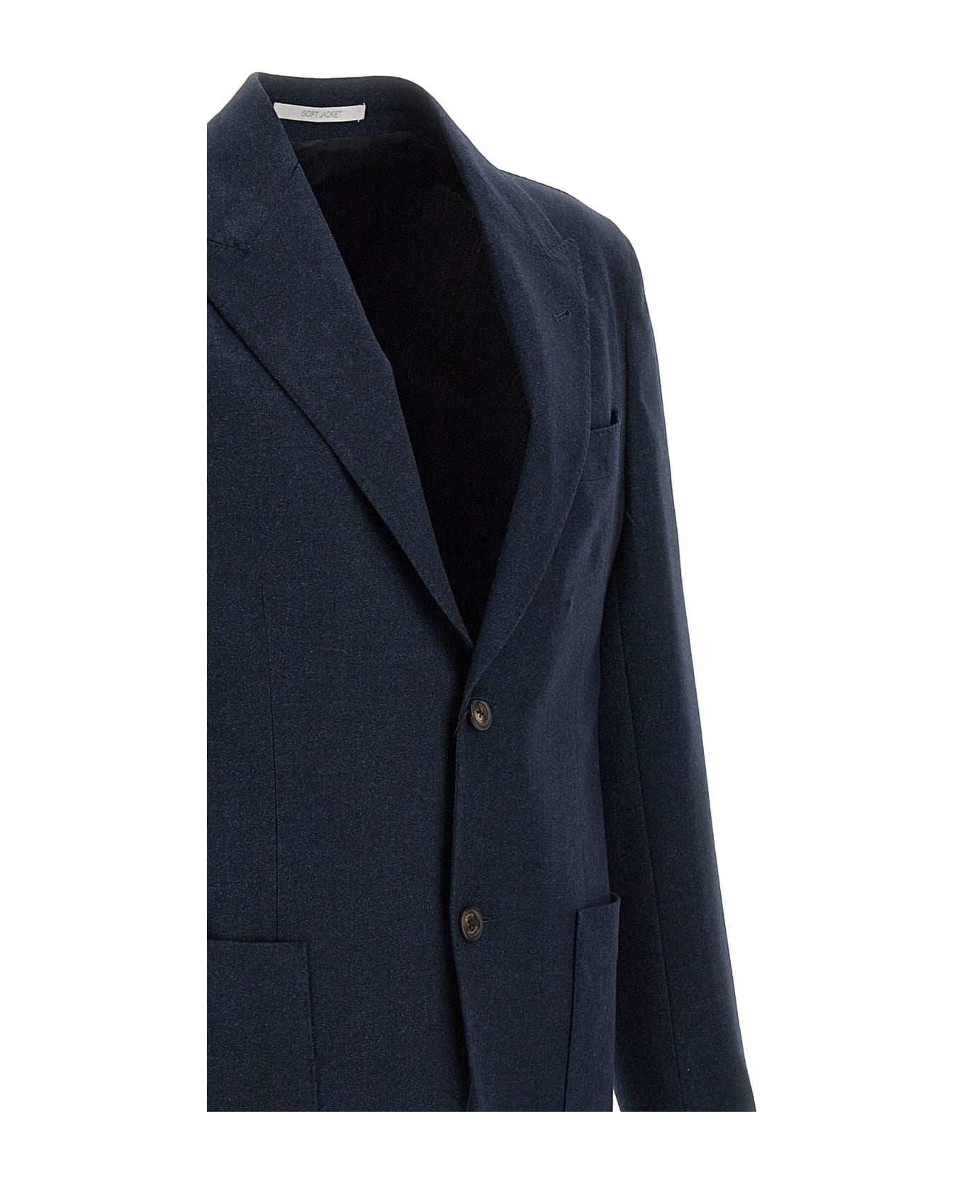 Eleventy Wool And Cashmere Blazer - BLUE