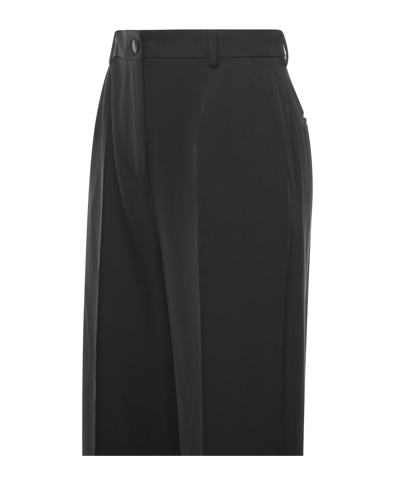 Dolce 
Gabbana Two-way Stretch Wool Trousers - Black