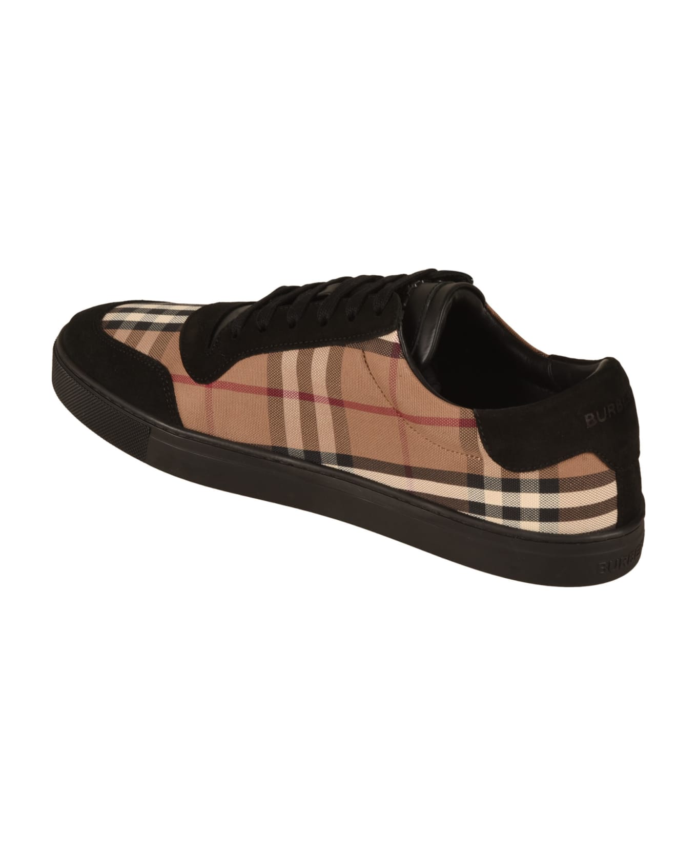 Burberry Check Low-top Sneakers - Birch Brown