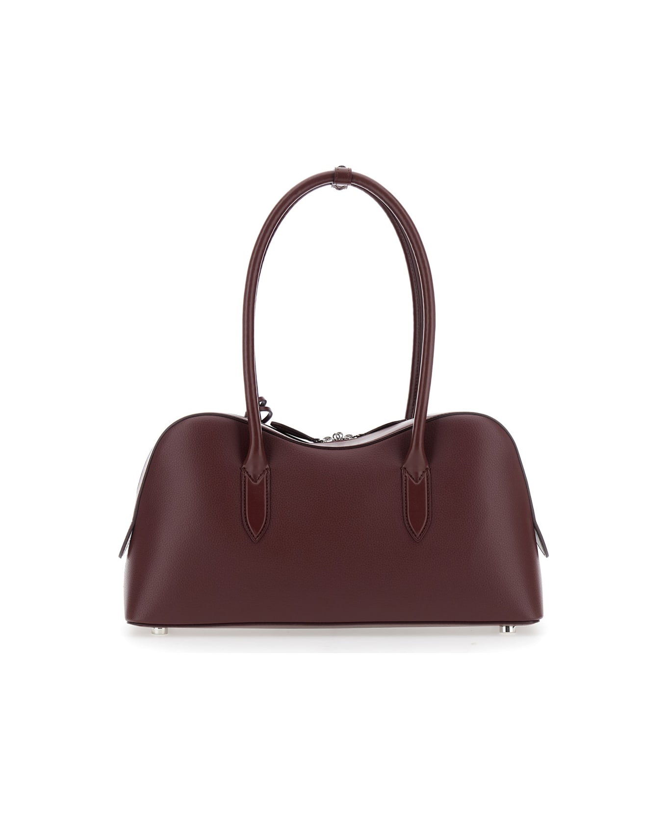 Stella McCartney Stella Ryder Medium Bag Embossed Grainy Eco Alter Mat - Murraya + Vegea - Bordeaux