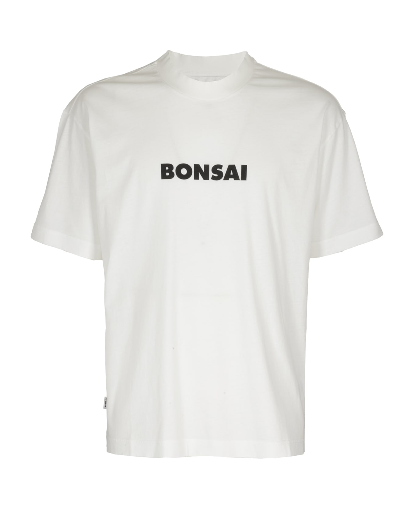 Bonsai Regular Fit Tee, Printed Classic Logo - White White