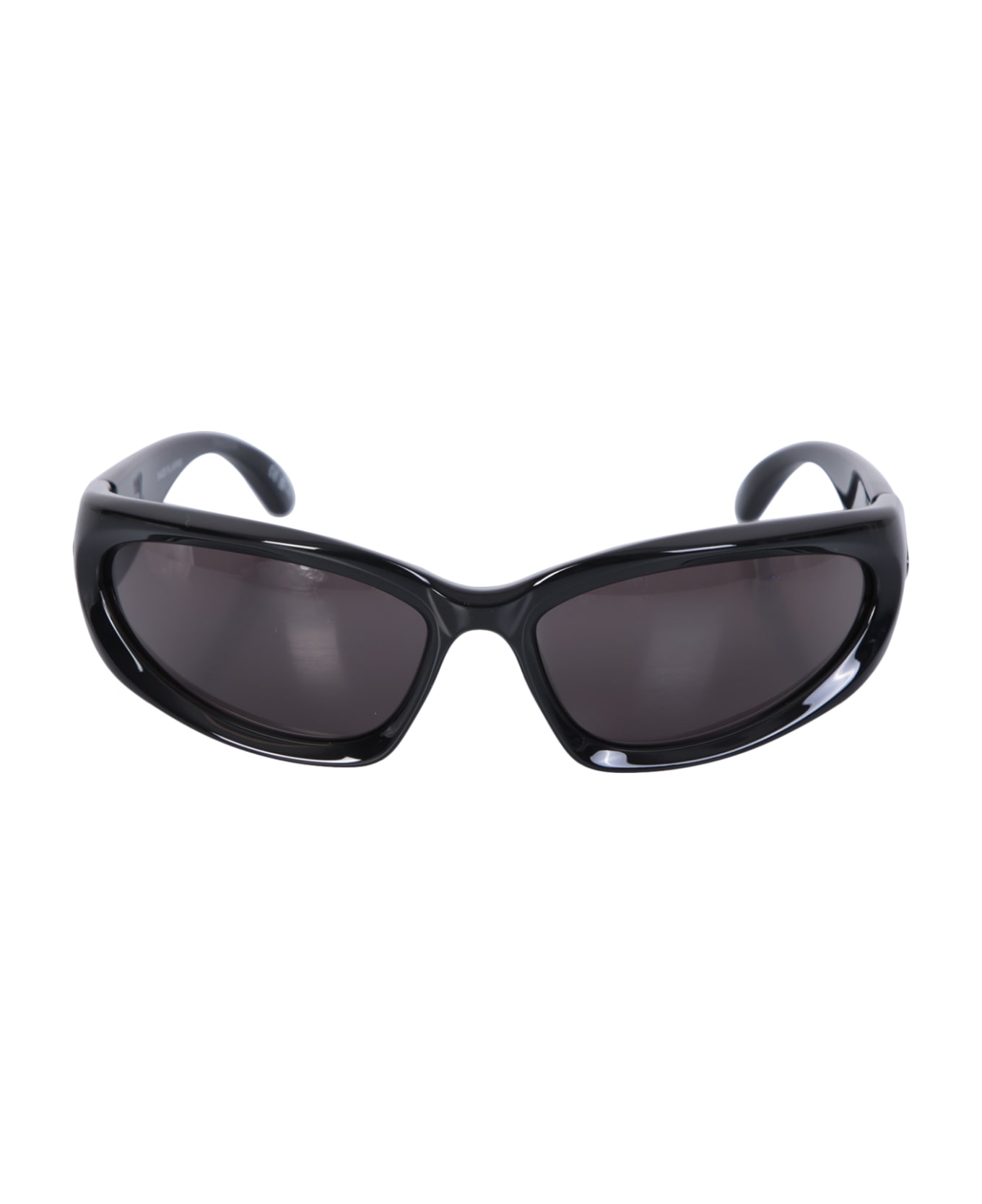 Balenciaga Eyewear Swift Oval Sunglasses - Black