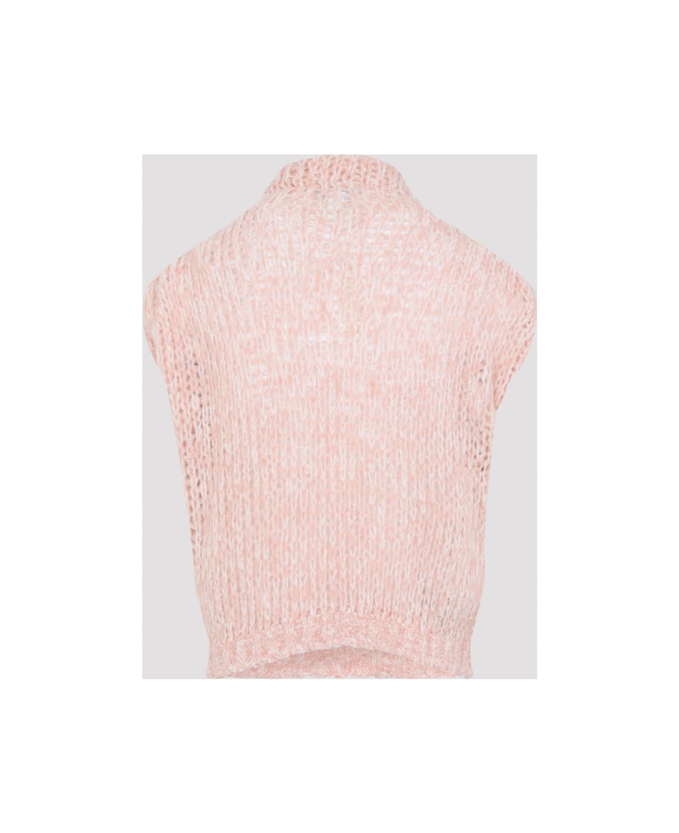 Giambattista Valli Virgin Wool Top - Rose Multi