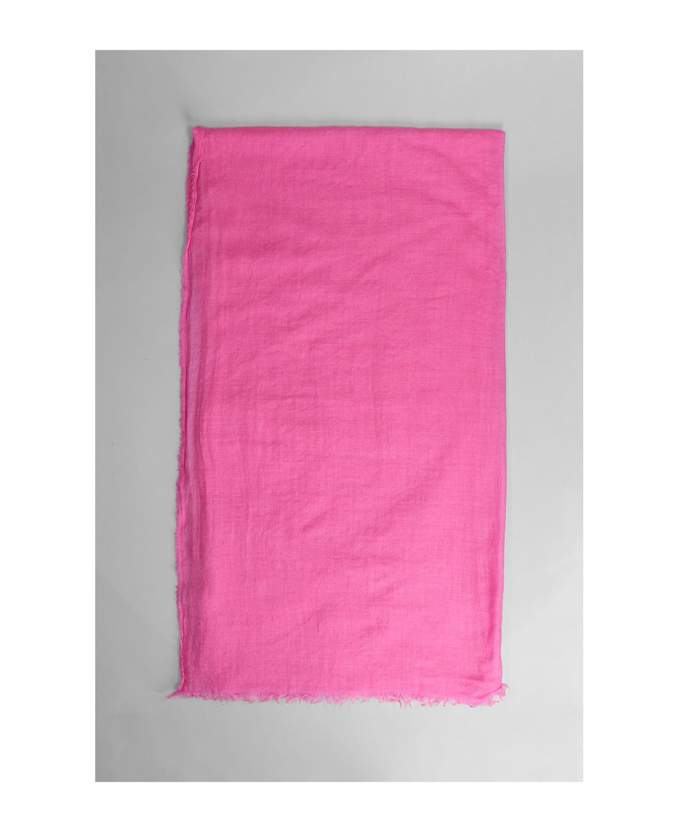 Rick Owens Ginny  Scarve In Rose-pink Cashmere - rose-pink