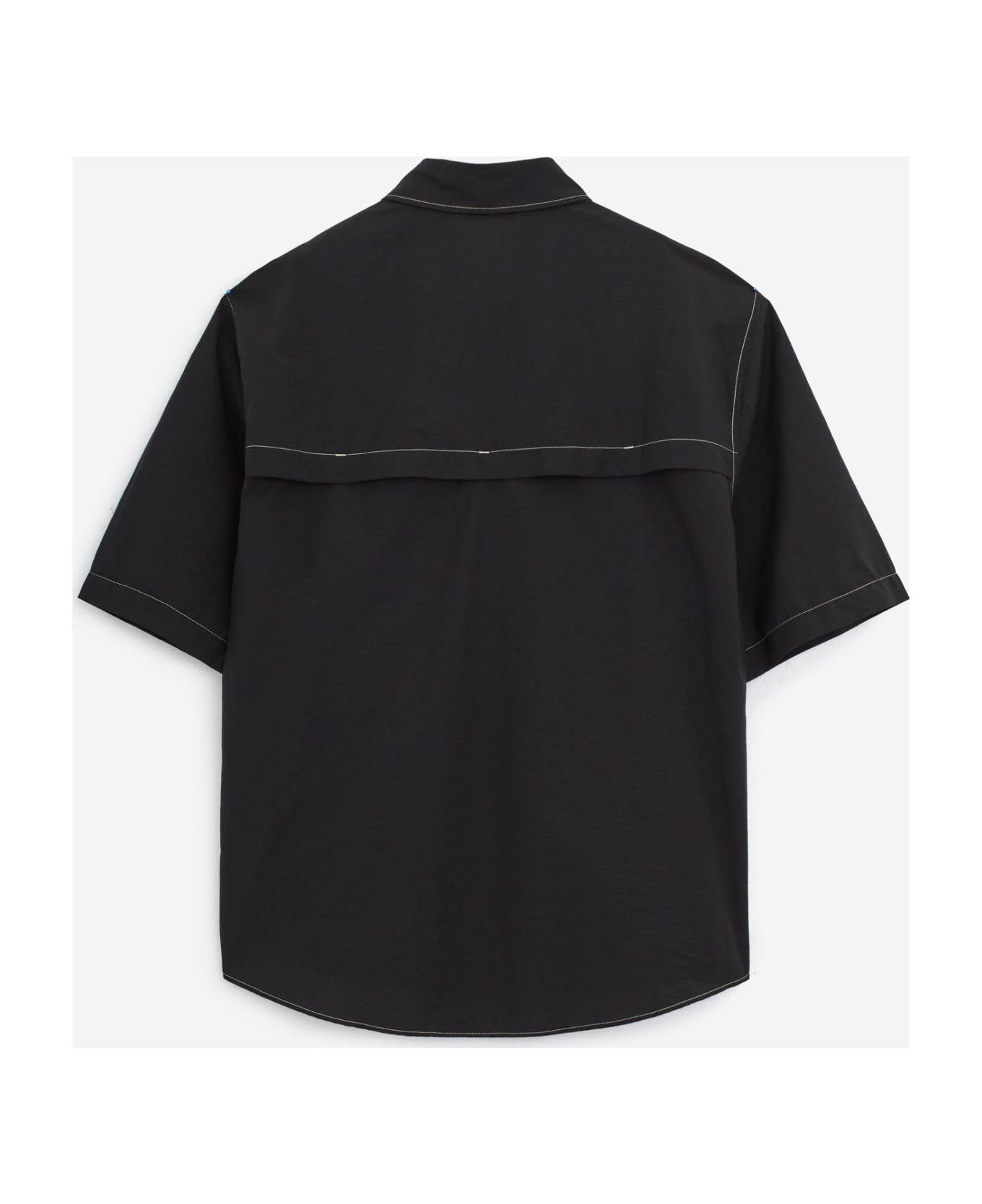 Lemaire Double Pocket Ss Shirt - black