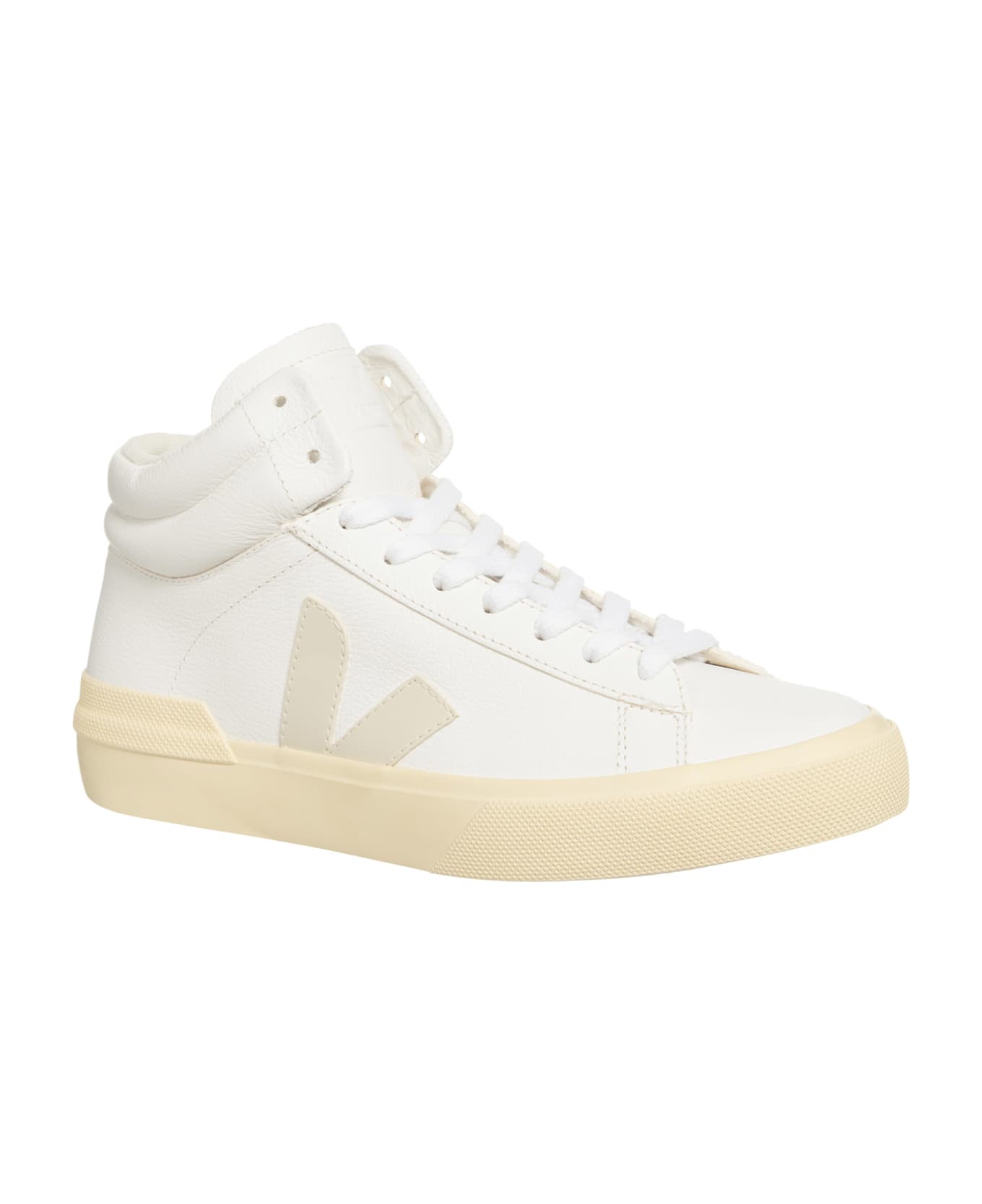 Veja Minotaur Leather High-top Sneakers - White