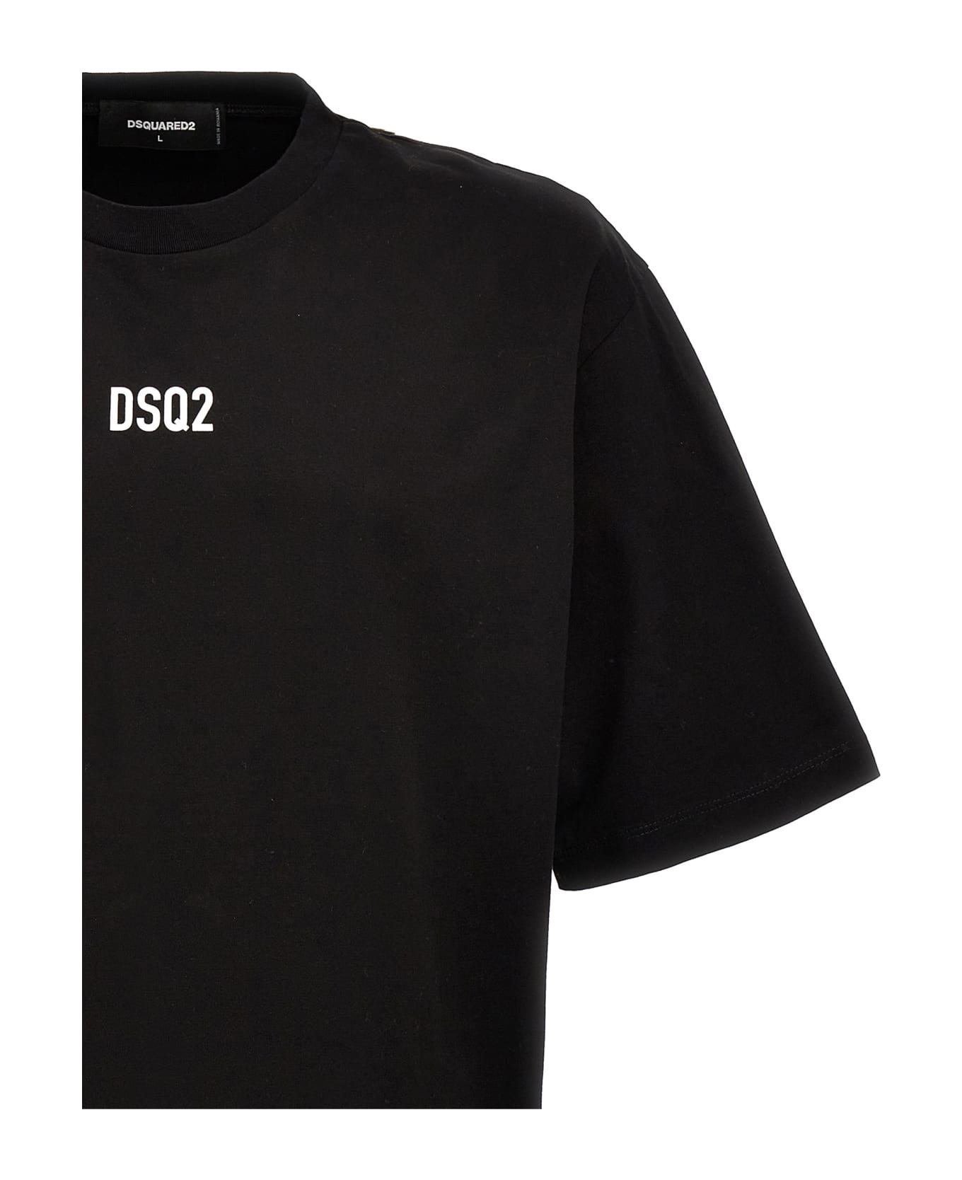 Dsquared2 Loose Fit Tee T-shirt - Black