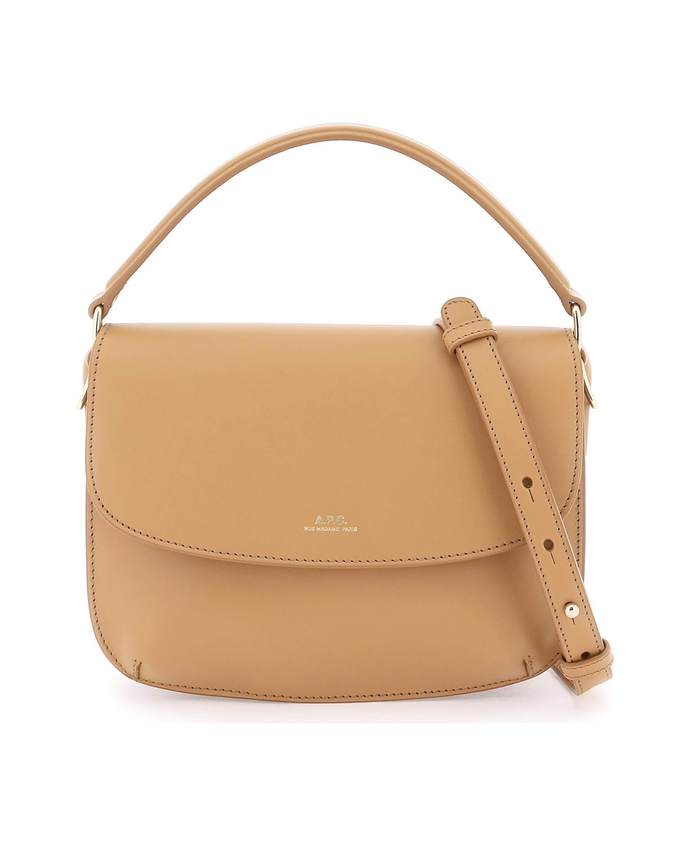 A.P.C. Sarah Mini Shoulder Bag - Beige