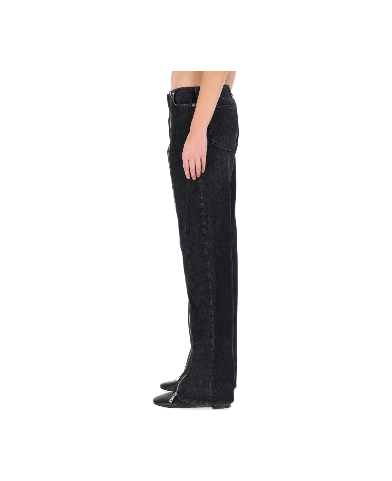 Jean Paul Gaultier Double Zipper Pants - BLACK
