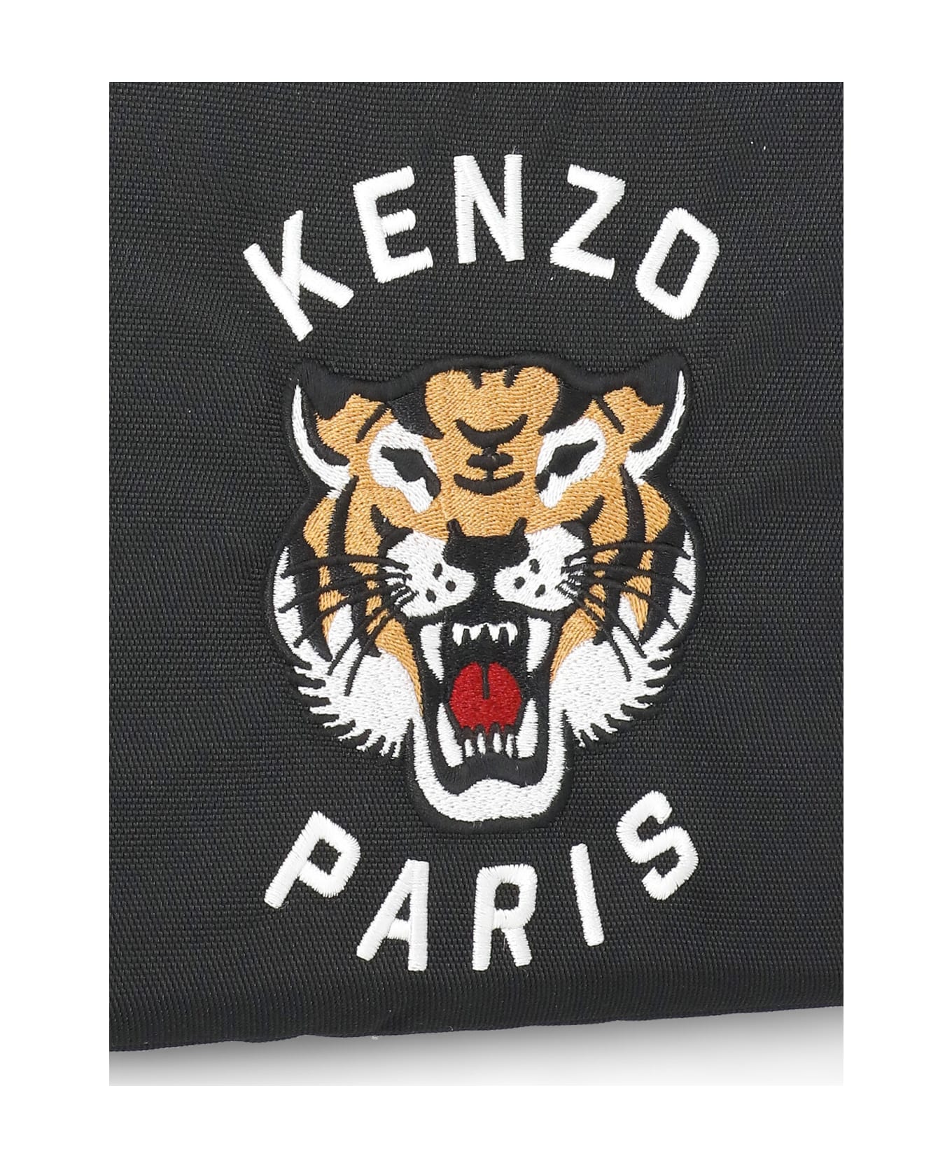 Kenzo Varsity Tiger Crossbody Bag - Black