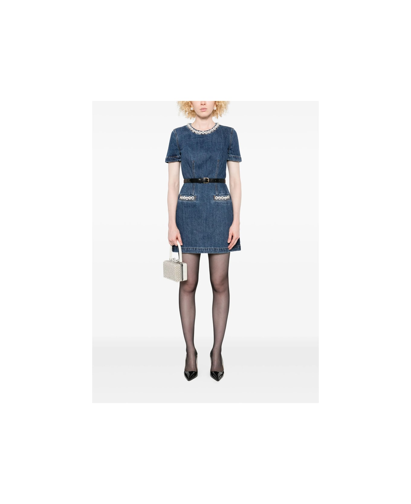 self-portrait Dress - BLUE