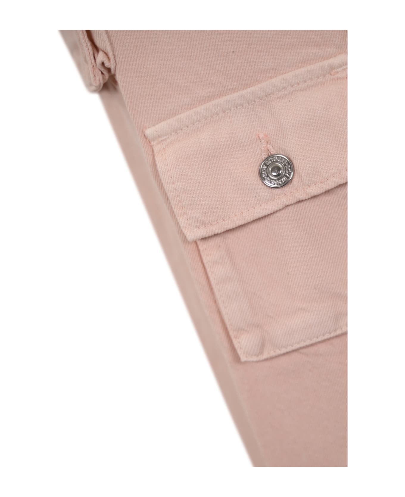 Roy Rogers Pink Cargo Jeans - Nude ボトムス