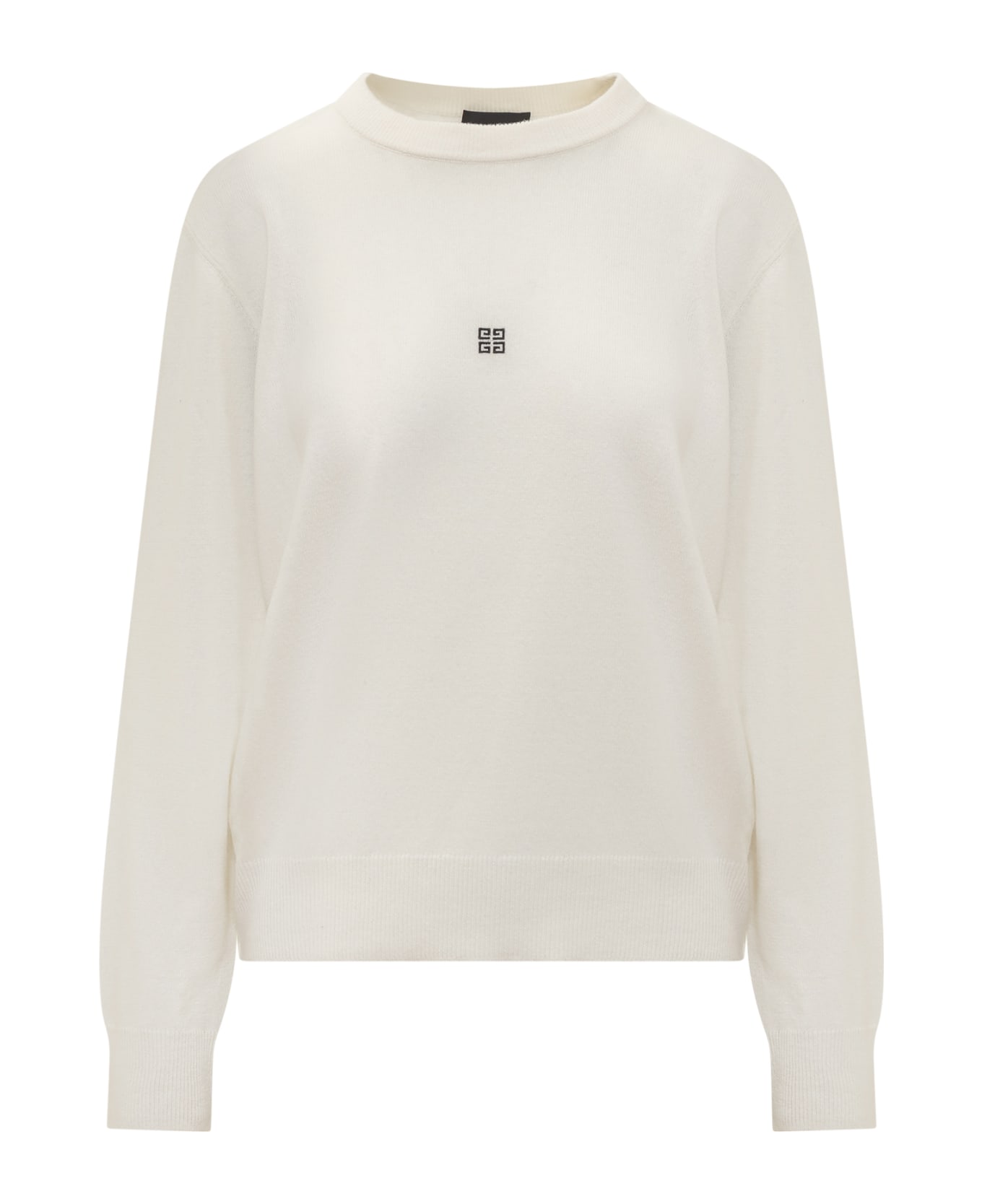 Givenchy White Givenchy Pullover In Wool And Cashmere - panna