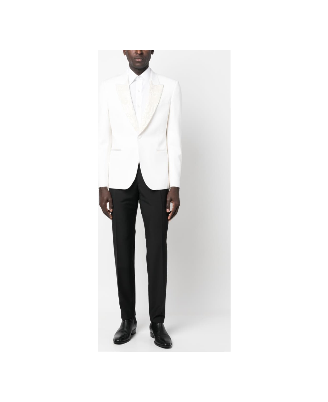 Alexander McQueen Blazer - White スーツ