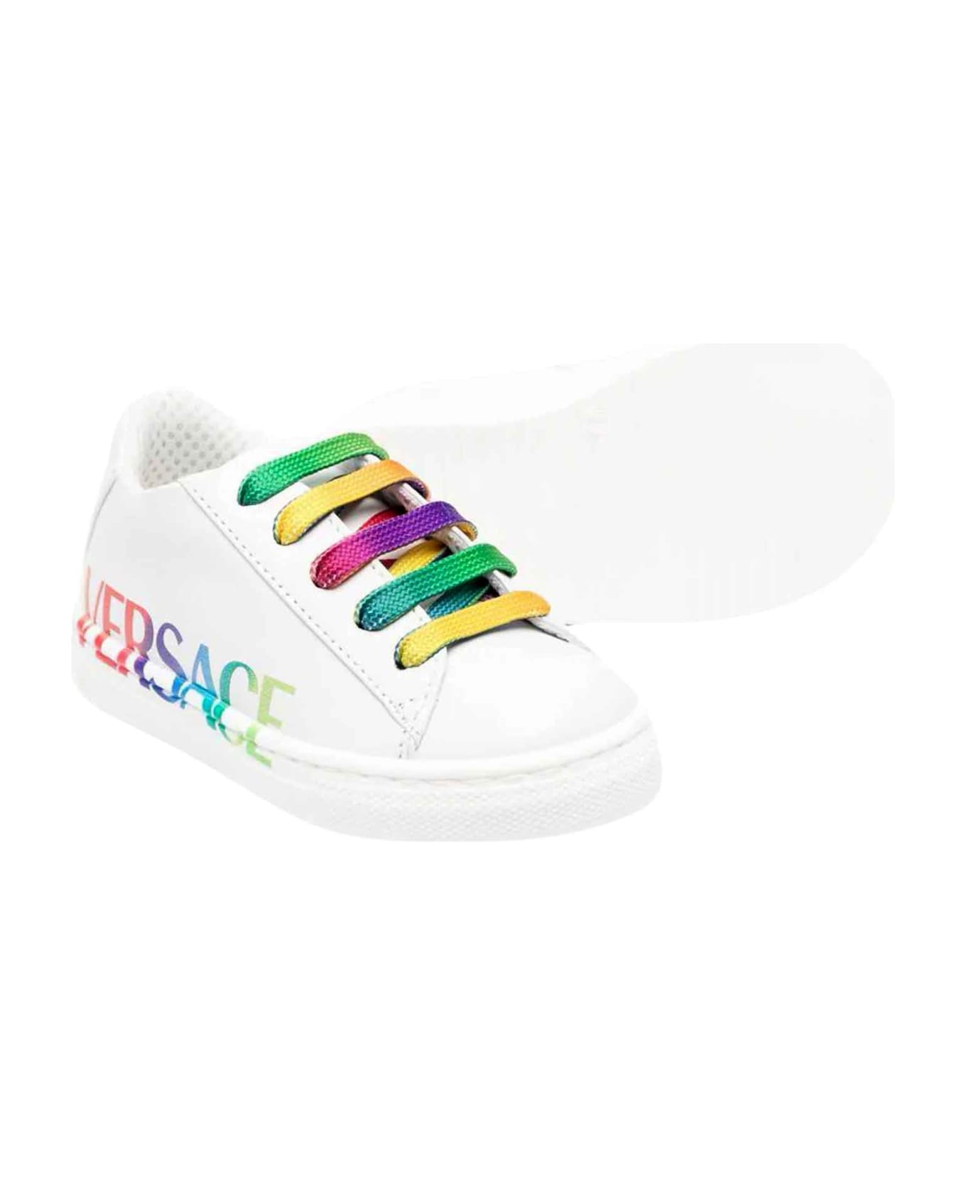 Versace White Sneakers Unisex Kids - Bianco