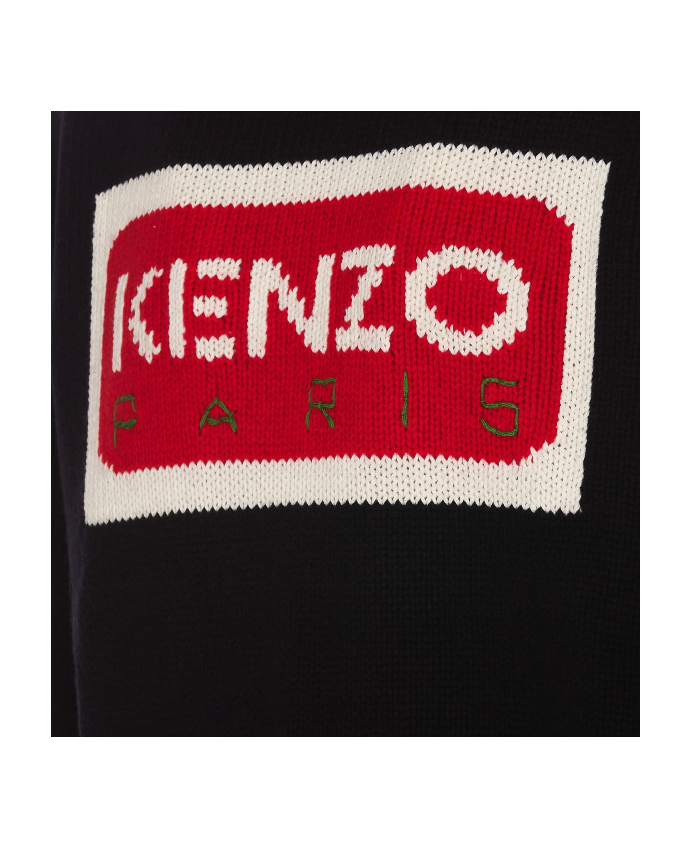 Kenzo Paris Sweater - BLACK フリース