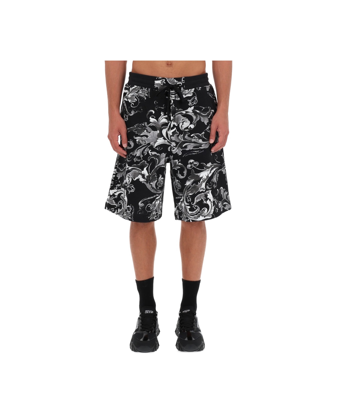 Versace Jeans Couture Short Pocelain Baroque - BLACK