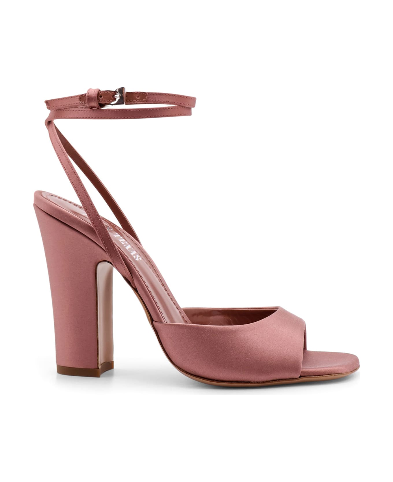 Paris Texas Lara Satin Sandals - Pink
