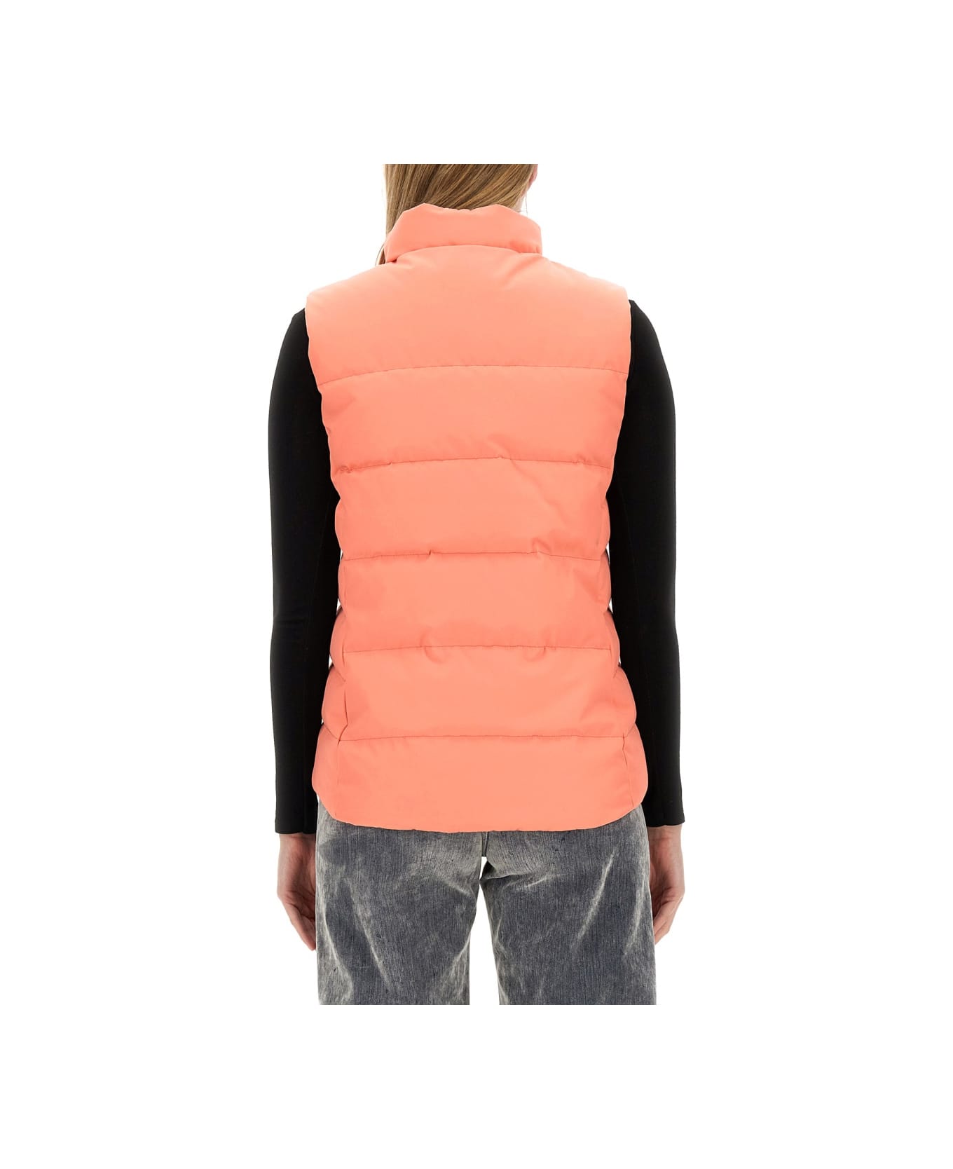 Canada Goose Padded Vest With Logo - PINK