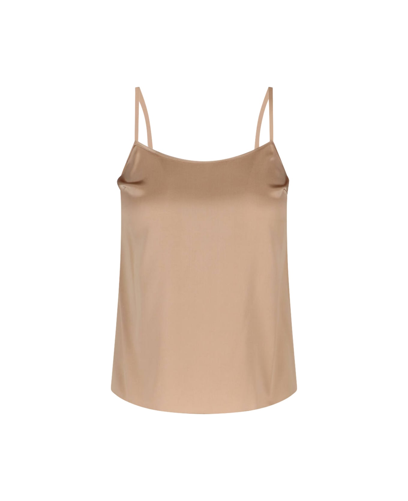 Ermanno Scervino Silk Tank Top - Beige