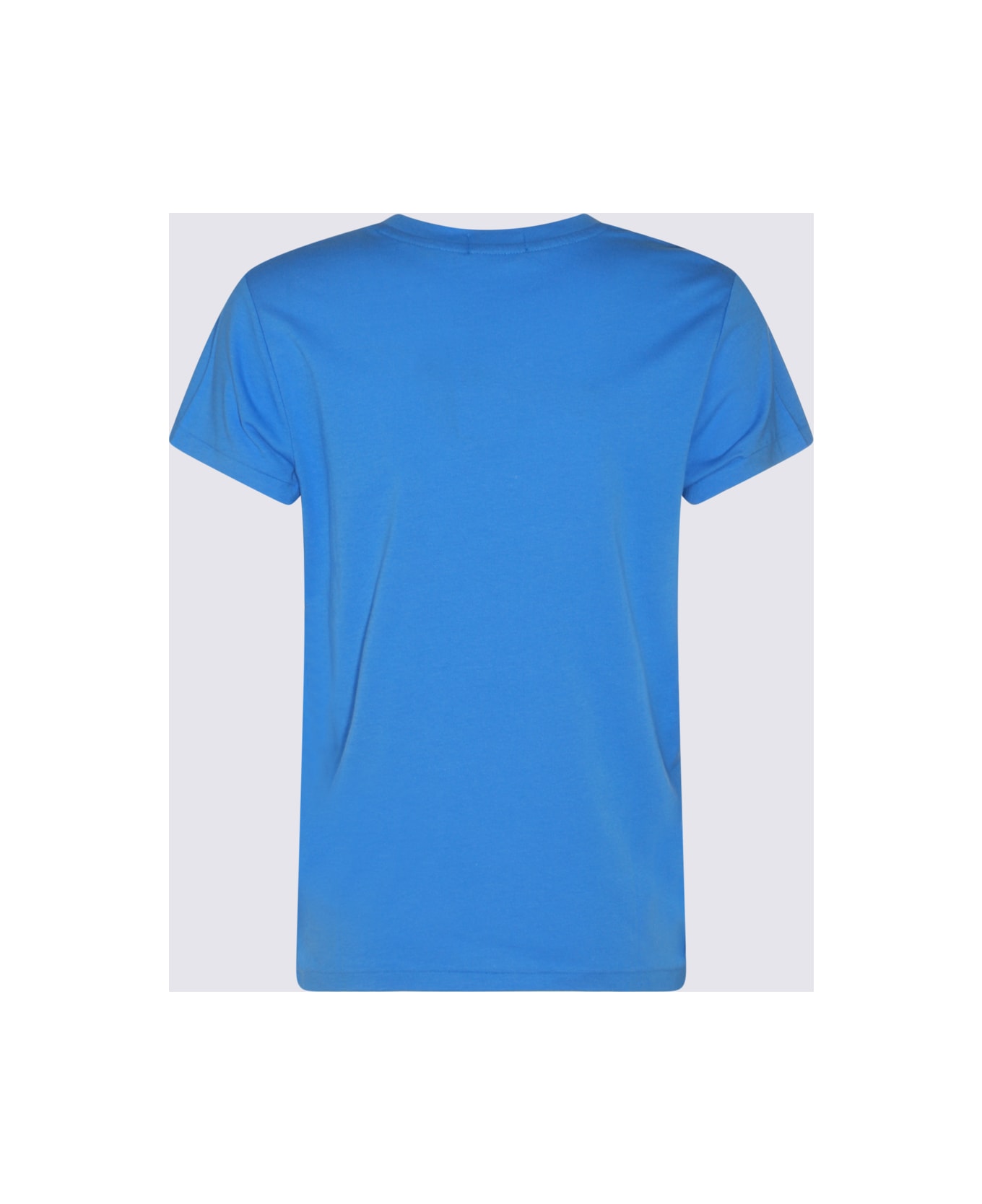 Polo Ralph Lauren Cobalt Blue And White Cotton T-shirt - COBALTO Tシャツ