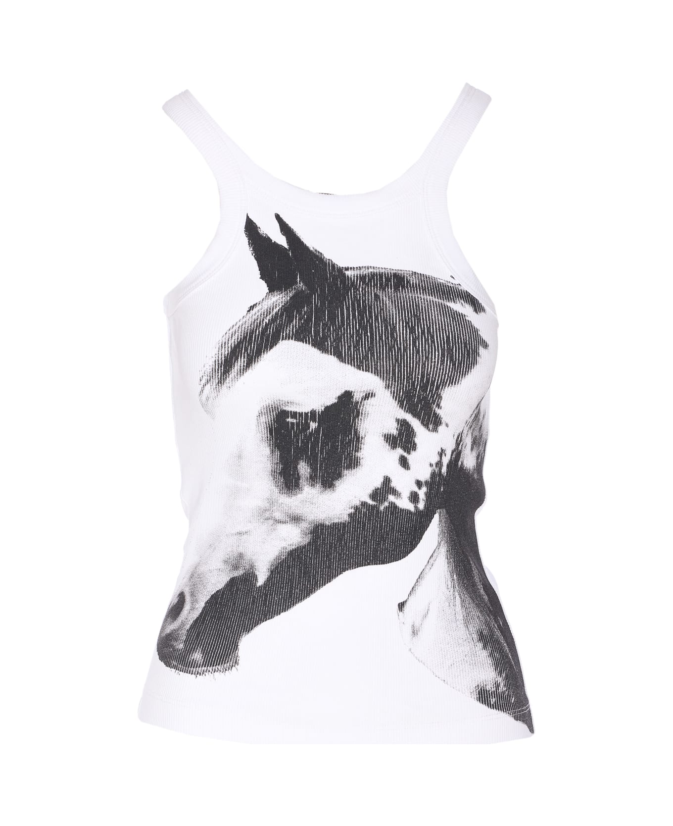 Pinko Curly Tank Top - White