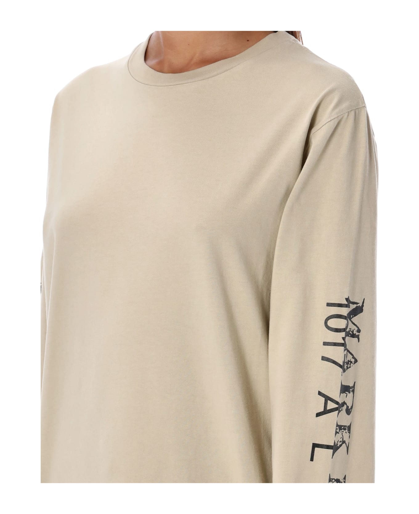 1017 ALYX 9SM Long-sleeved Graphic T-shirt - TAN