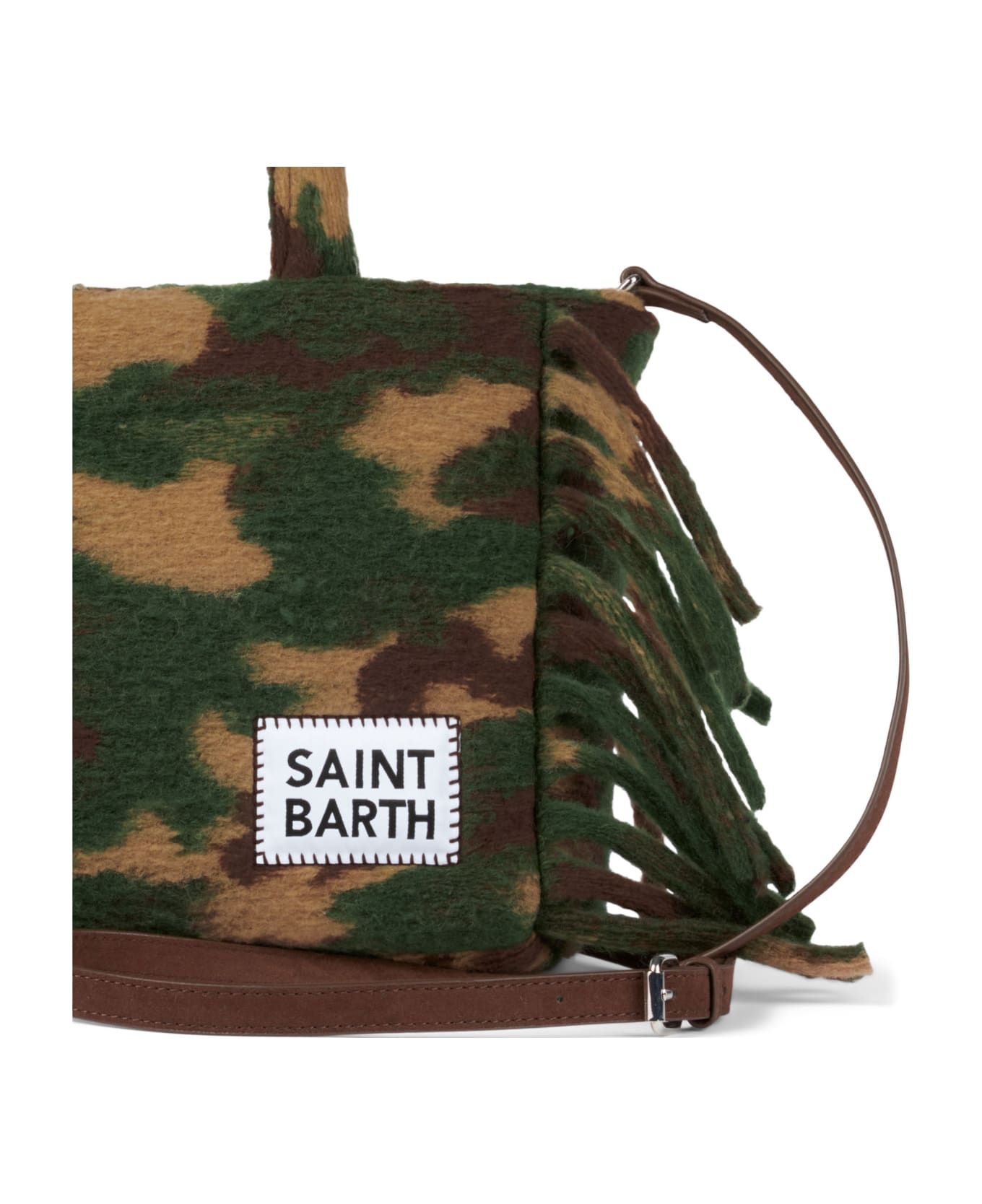 MC2 Saint Barth Colette Blanket Handbag With Camouflage Print - MULTICOLOR