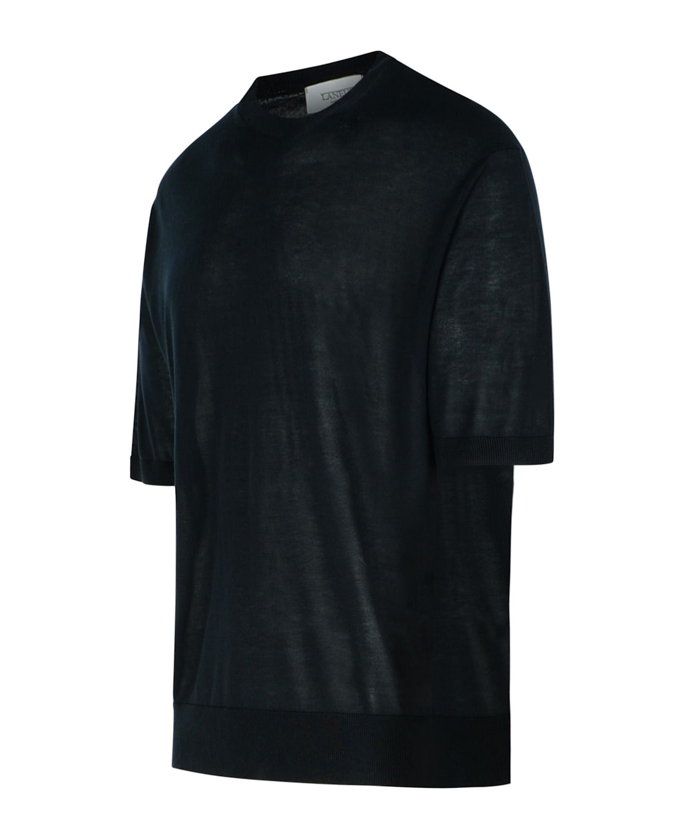 Laneus Black Lyocell Sweater - Black