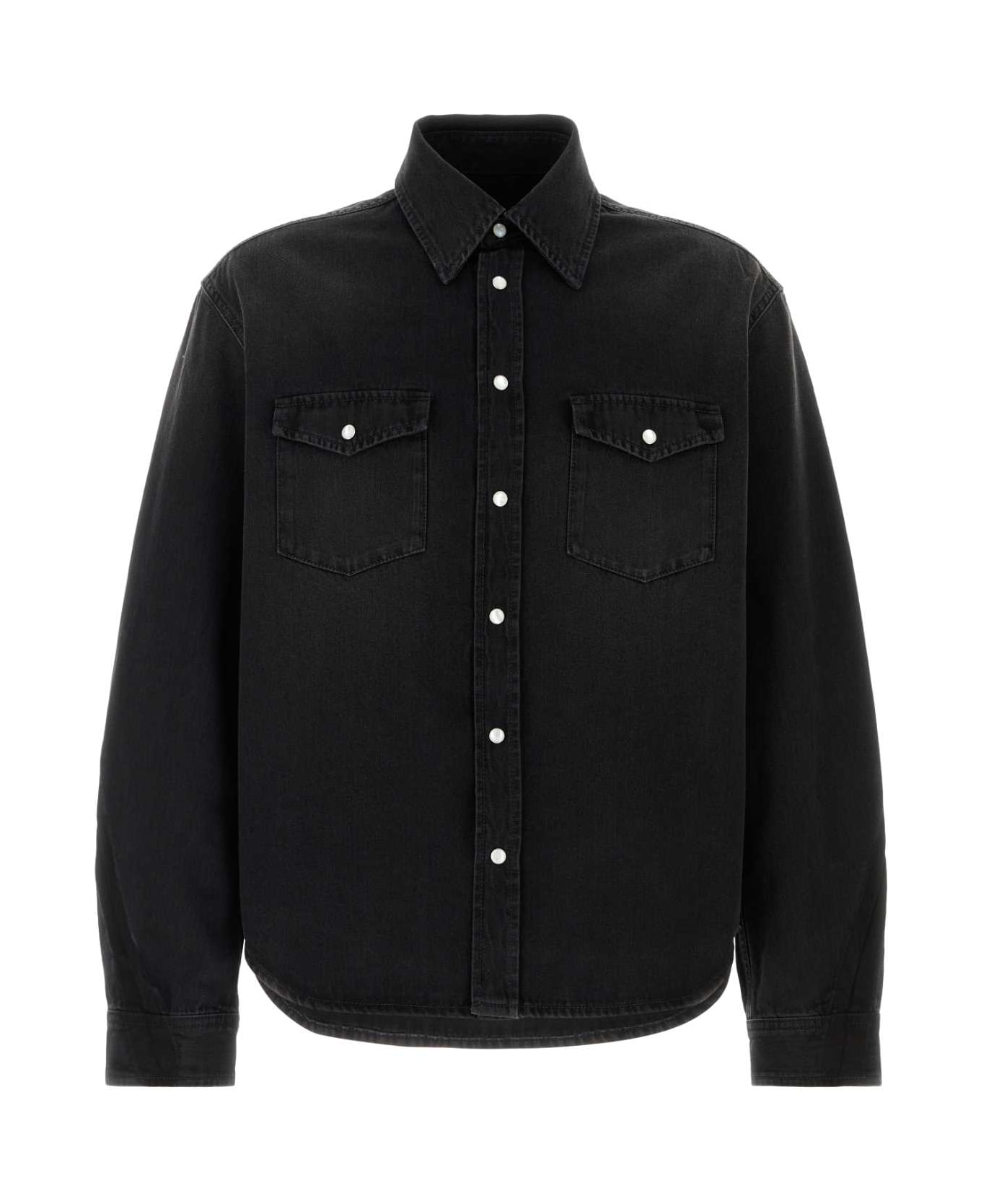 Givenchy Black Denim Shirt - Black
