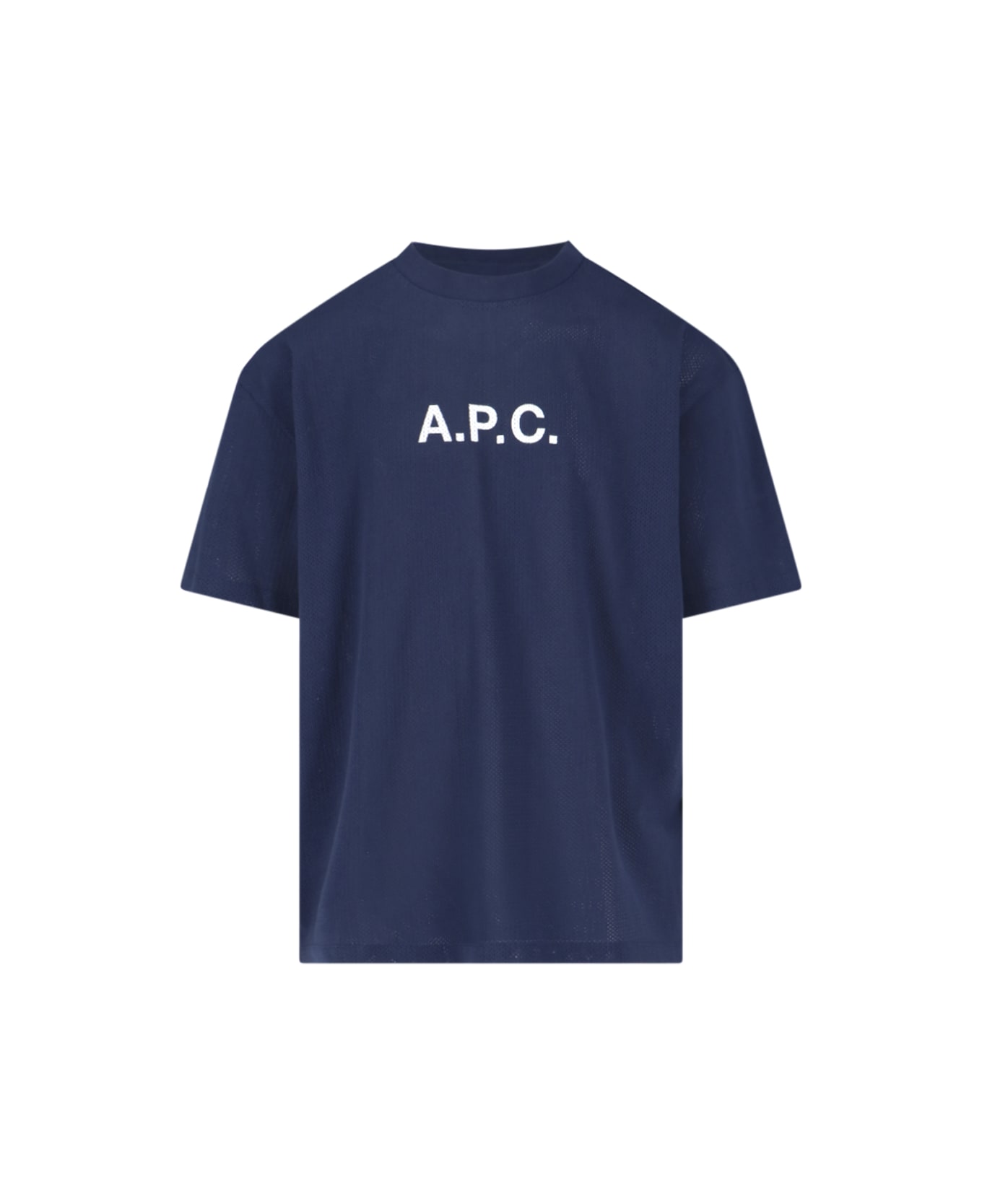 A.P.C. T-shirt Logo - Blue