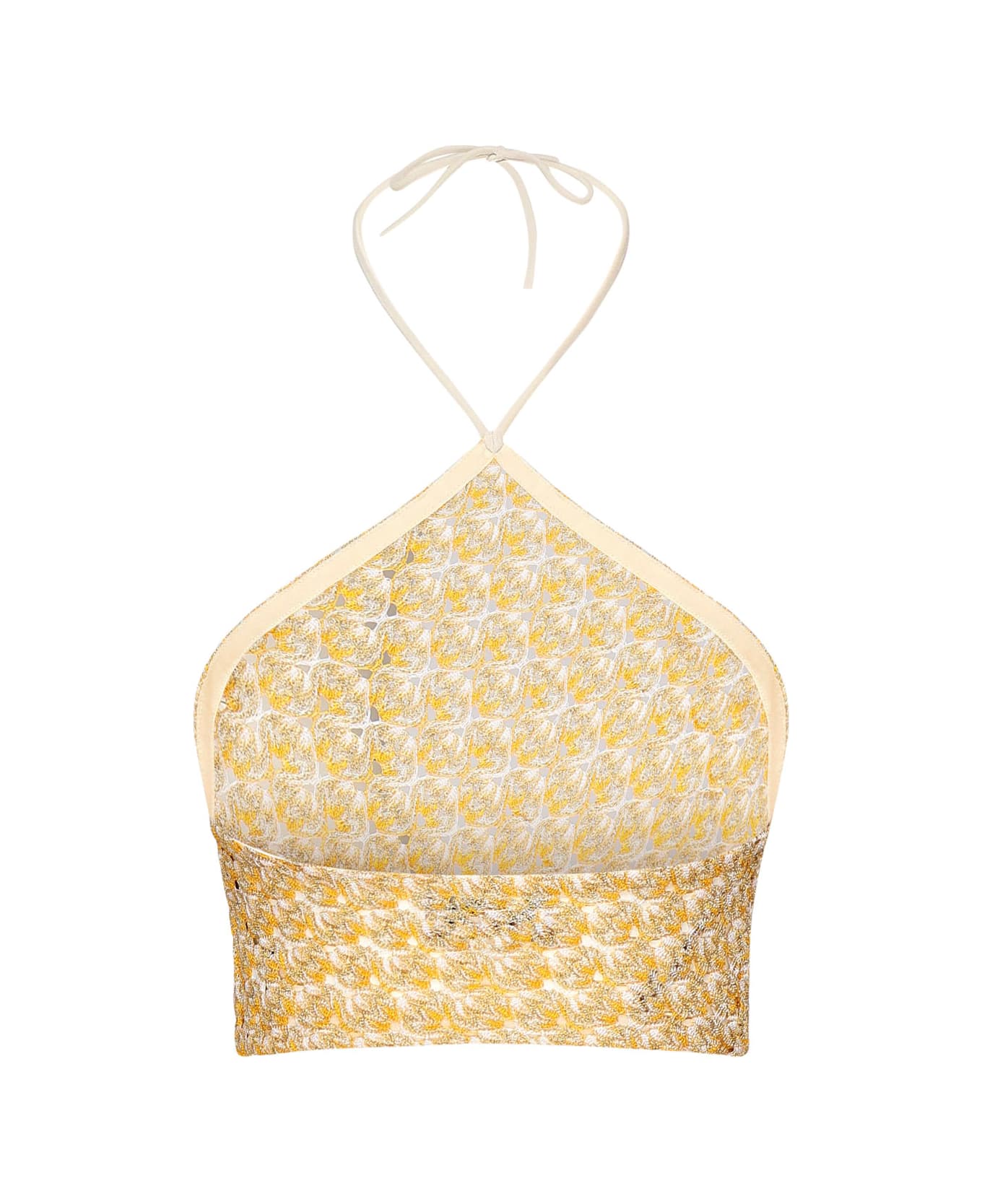 Missoni Halterneck Top - Yellow